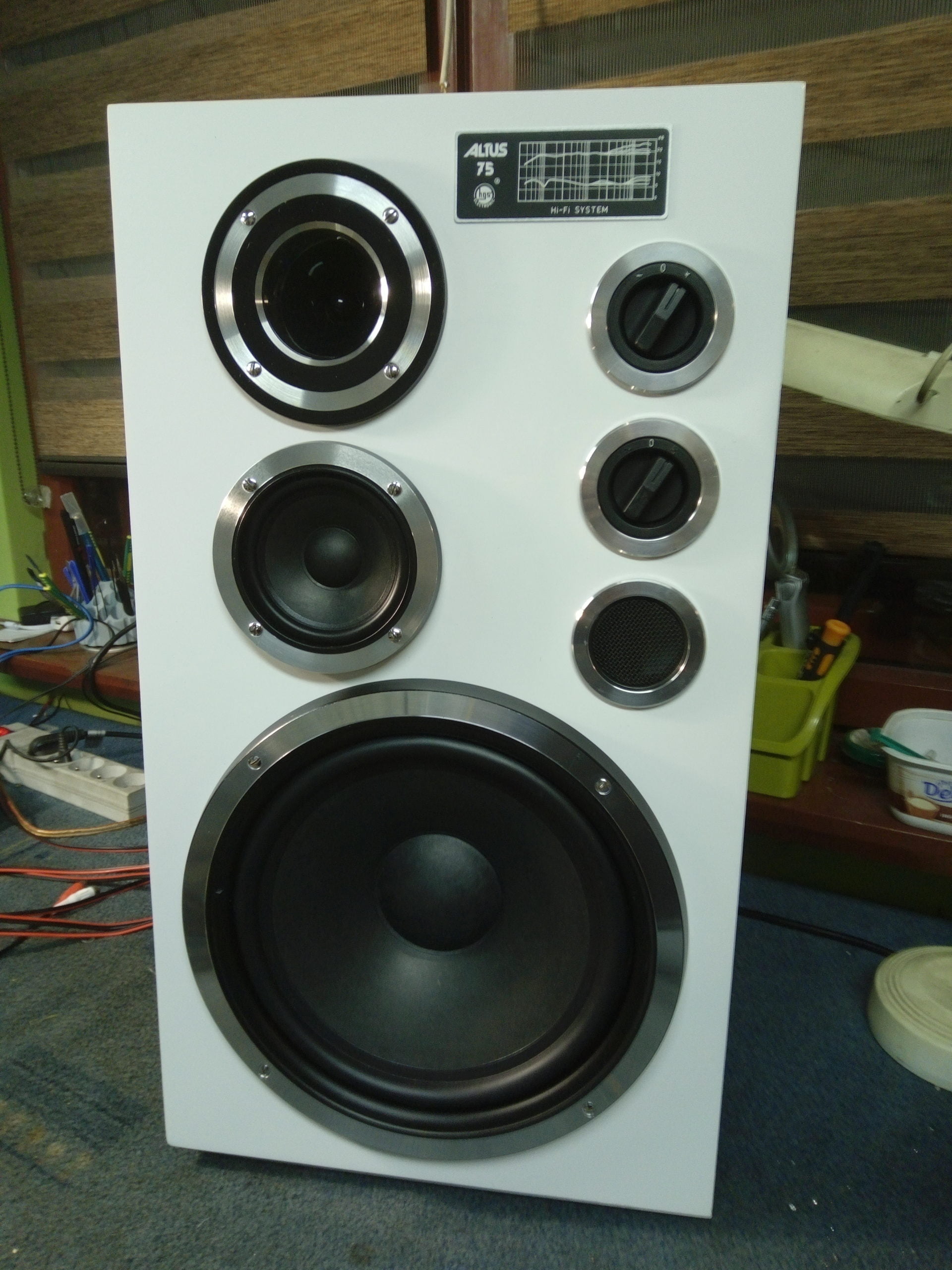 Głośniki Altus 75 białe renowacja