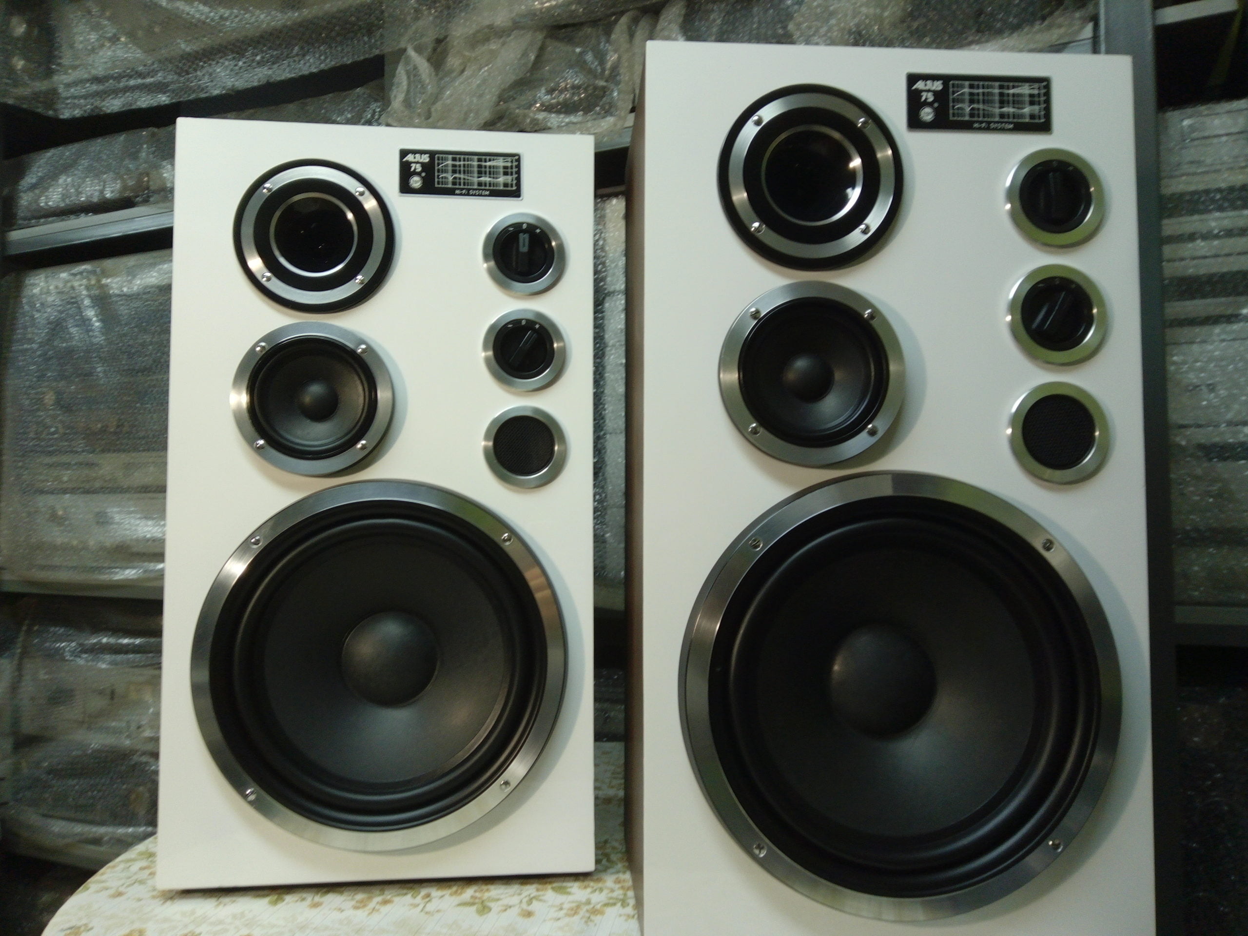 Głośniki Altus 75 białe renowacja