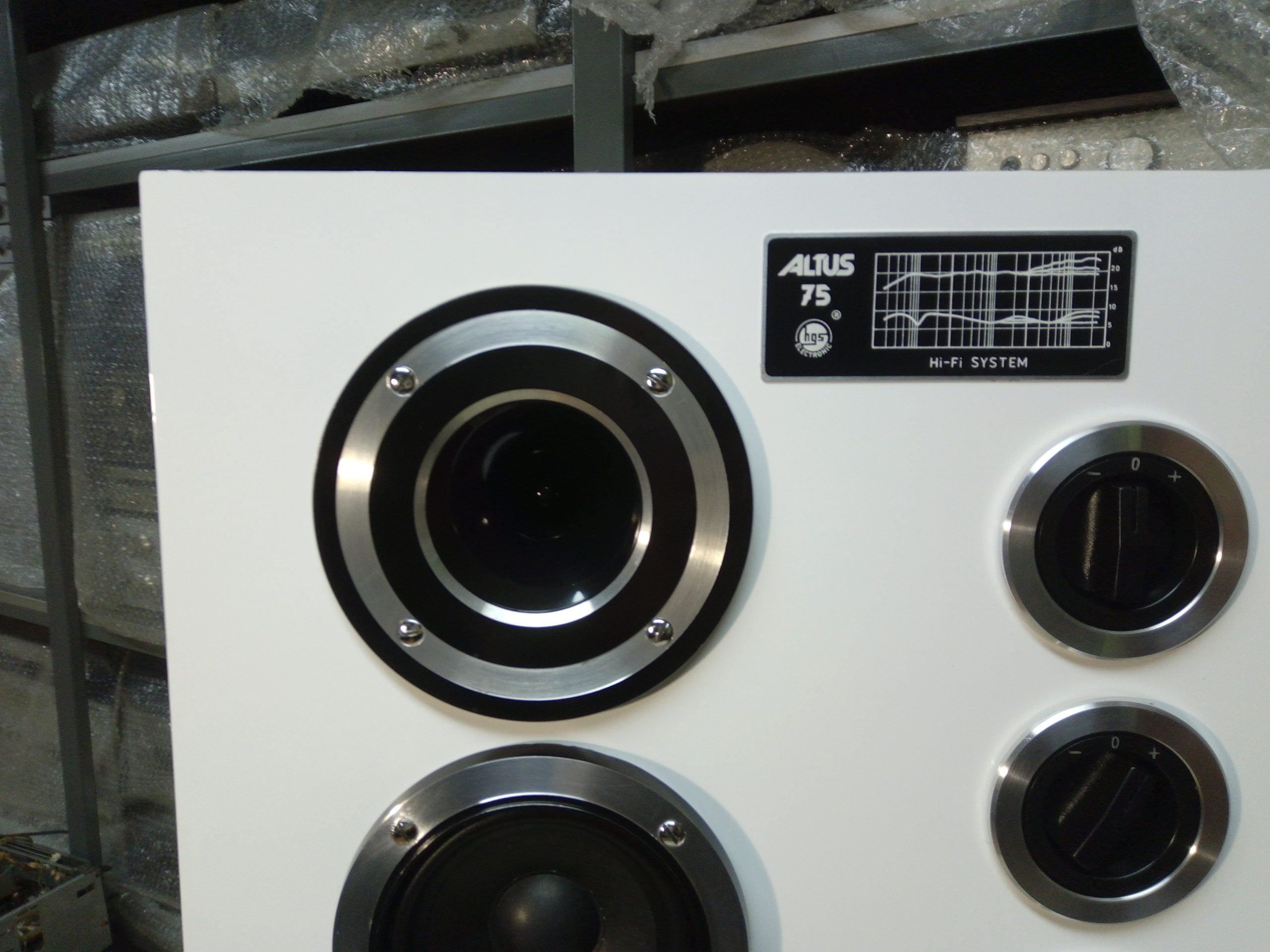 Głośniki Altus 75 białe renowacja