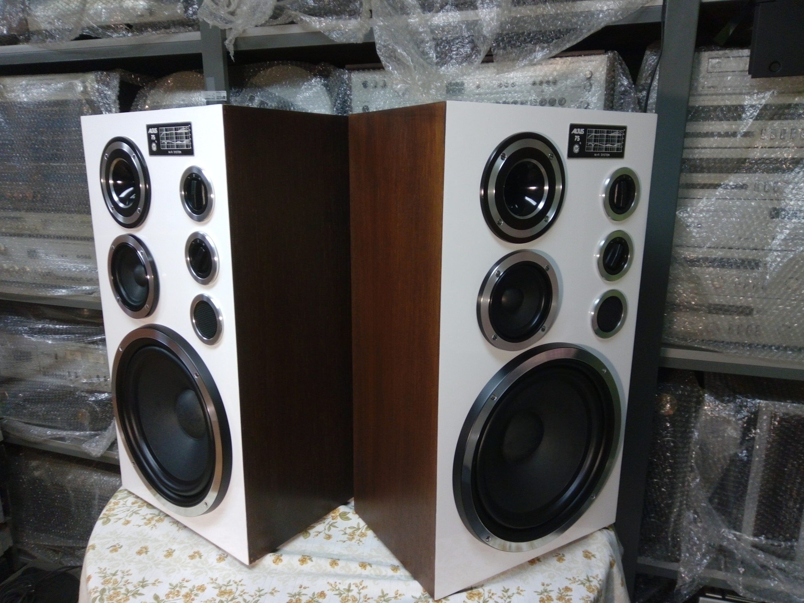 Głośniki Altus 75 białe renowacja