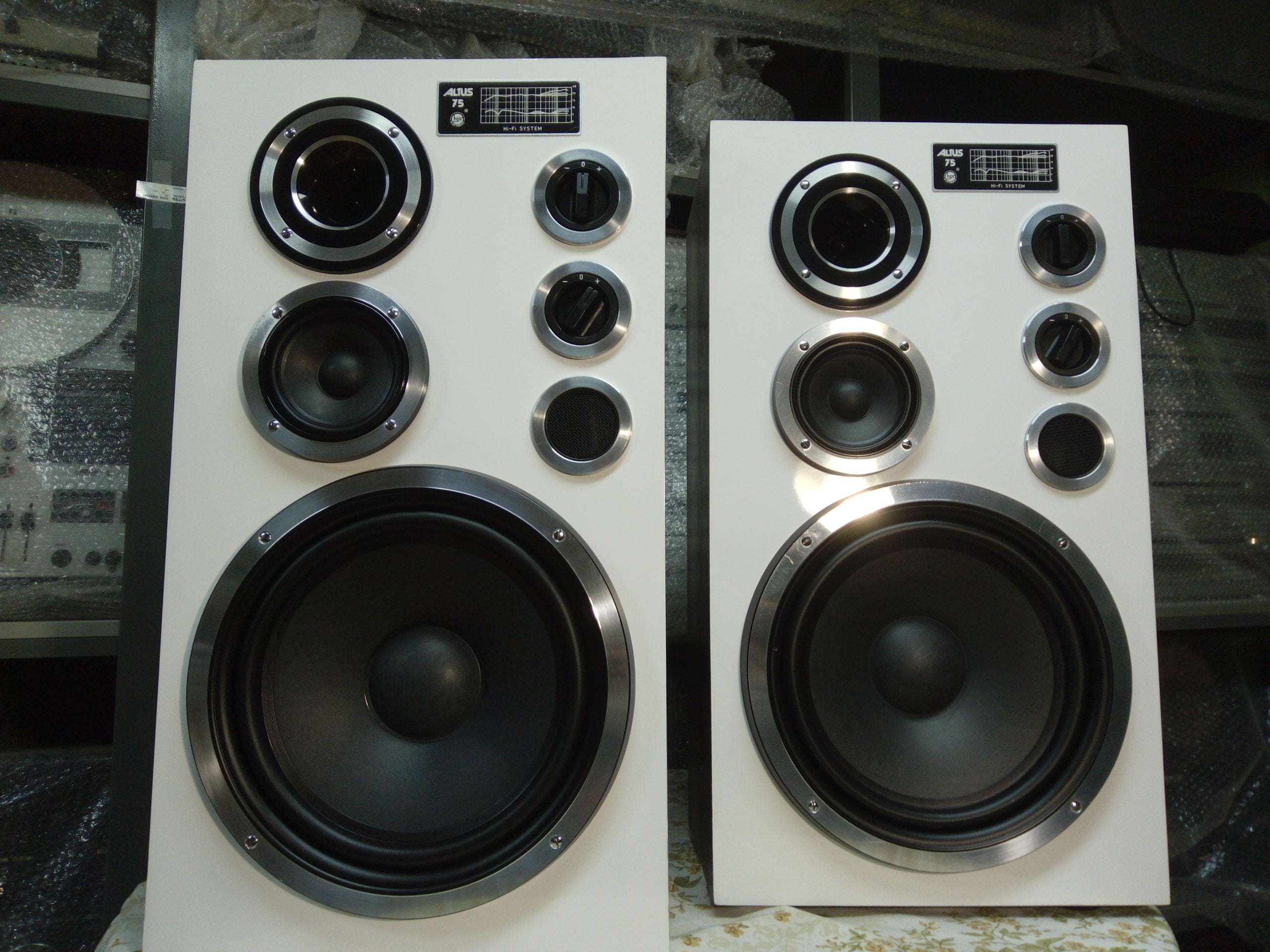 Głośniki Altus 75 białe renowacja