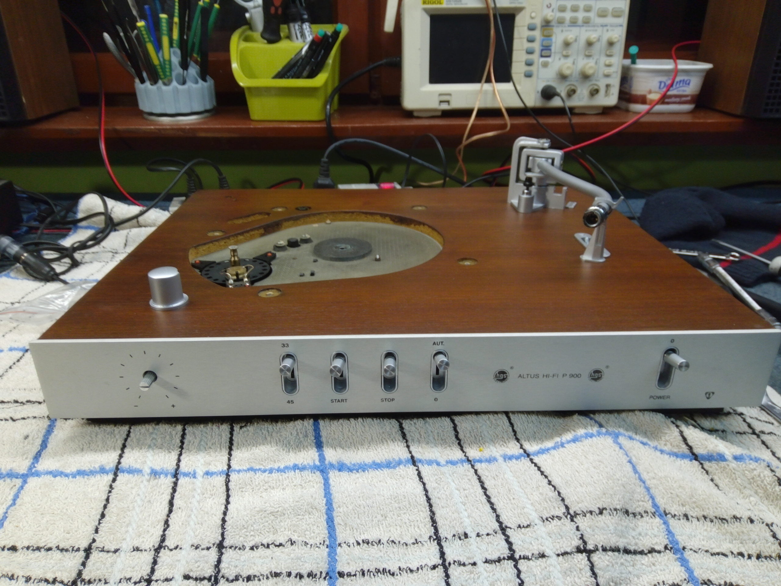 Fryderyk czarny srebrny renowacja