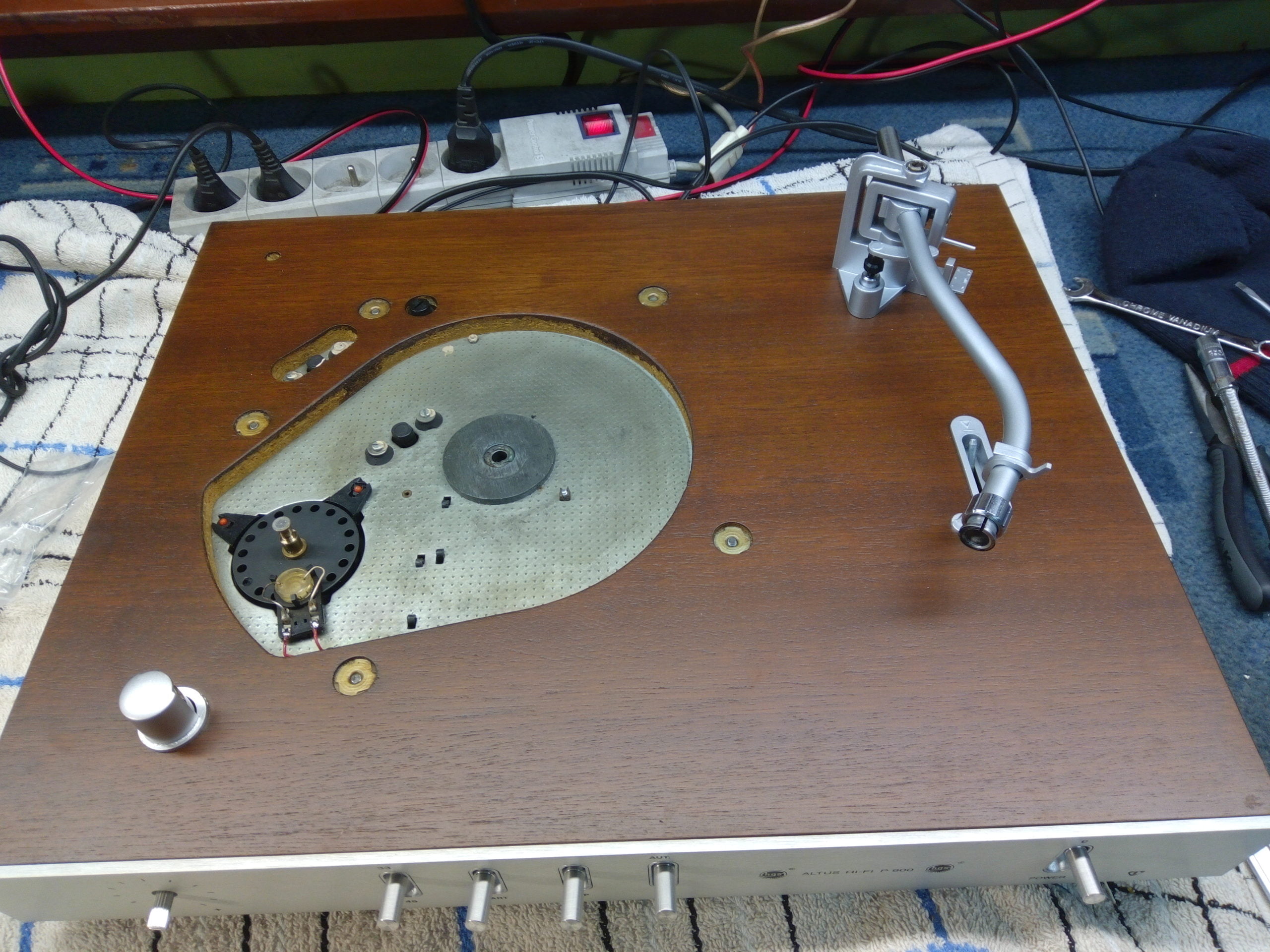 Fryderyk czarny srebrny renowacja