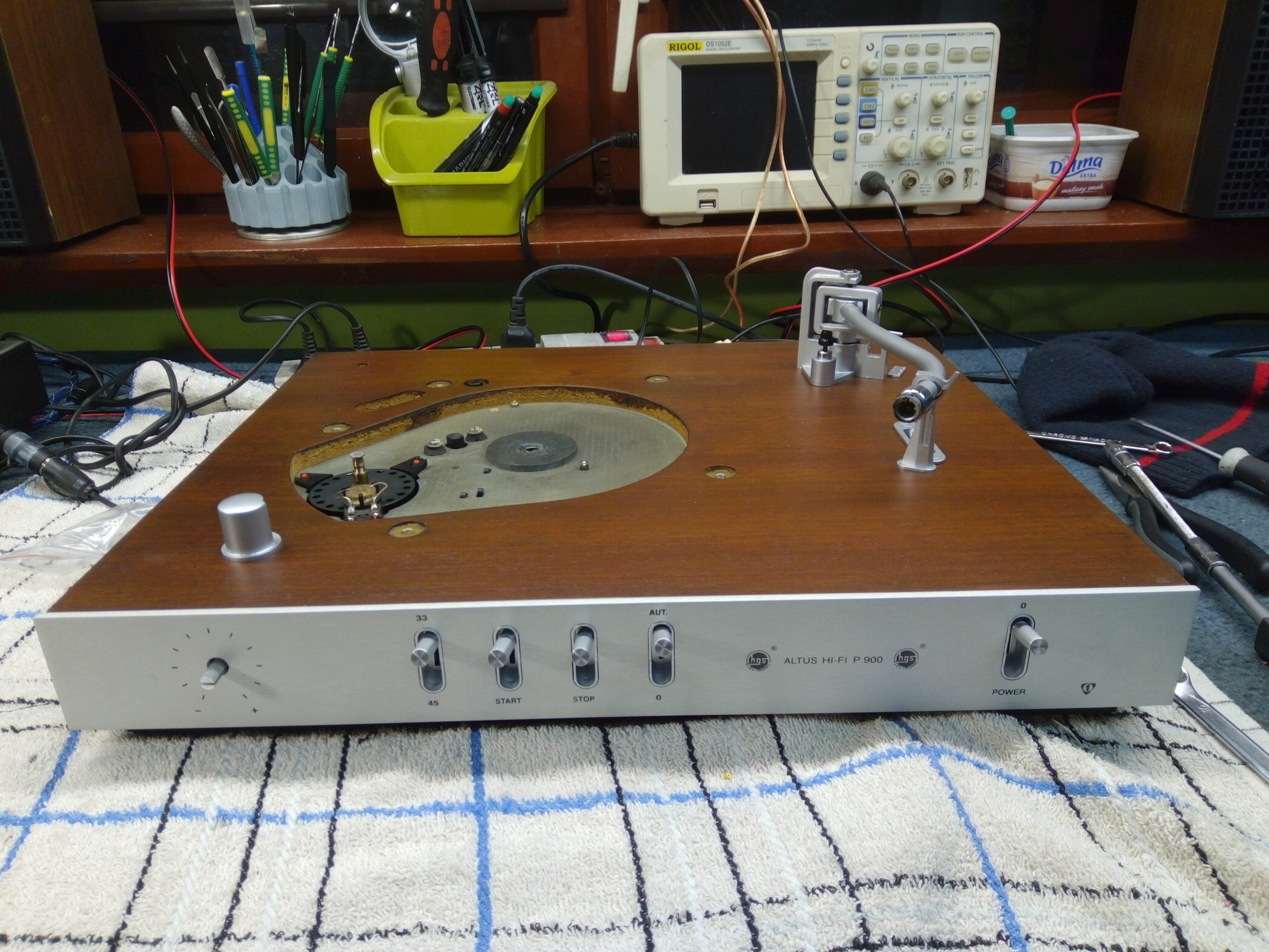 Fryderyk czarny srebrny renowacja