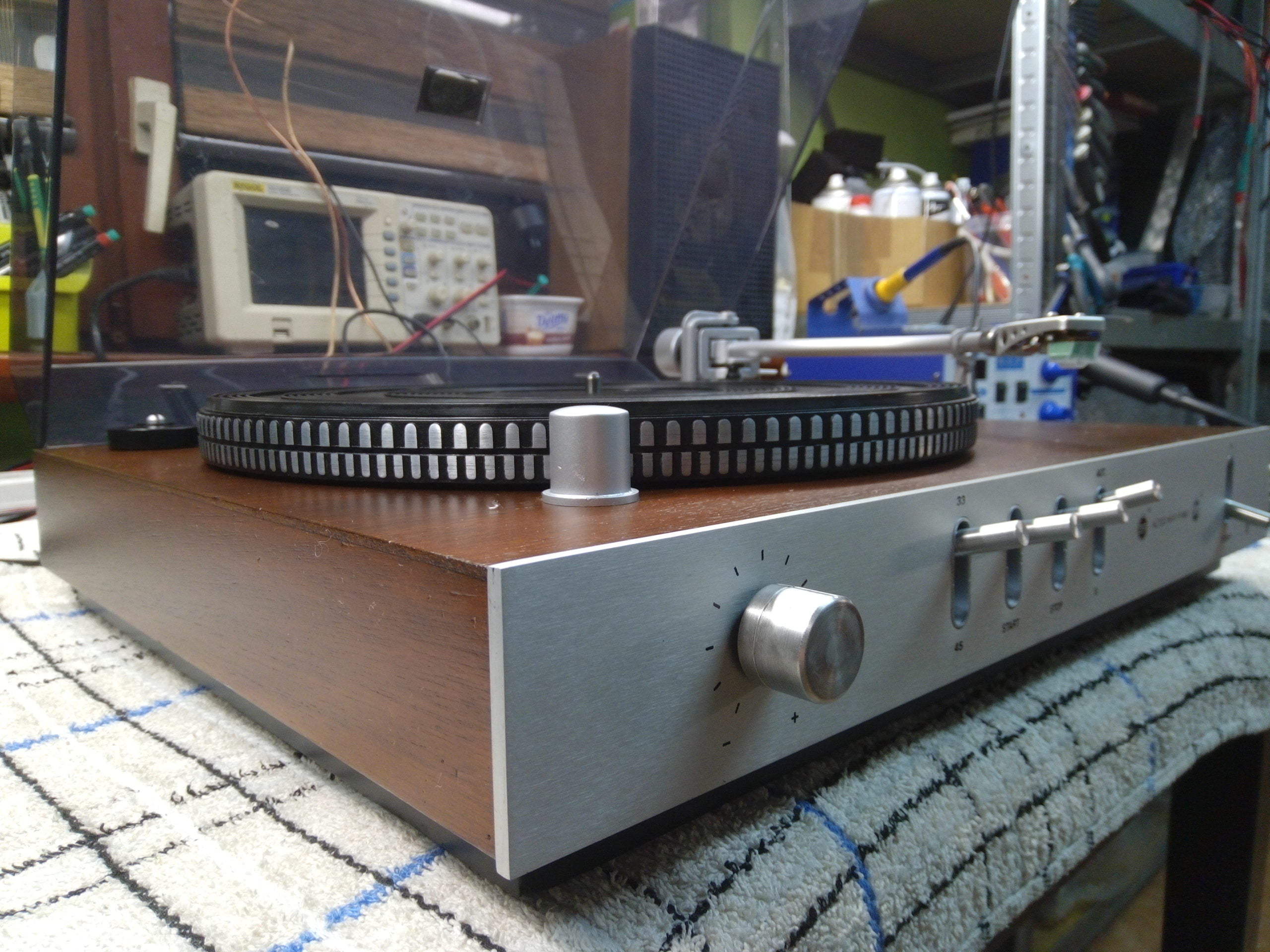 Fryderyk czarny srebrny renowacja