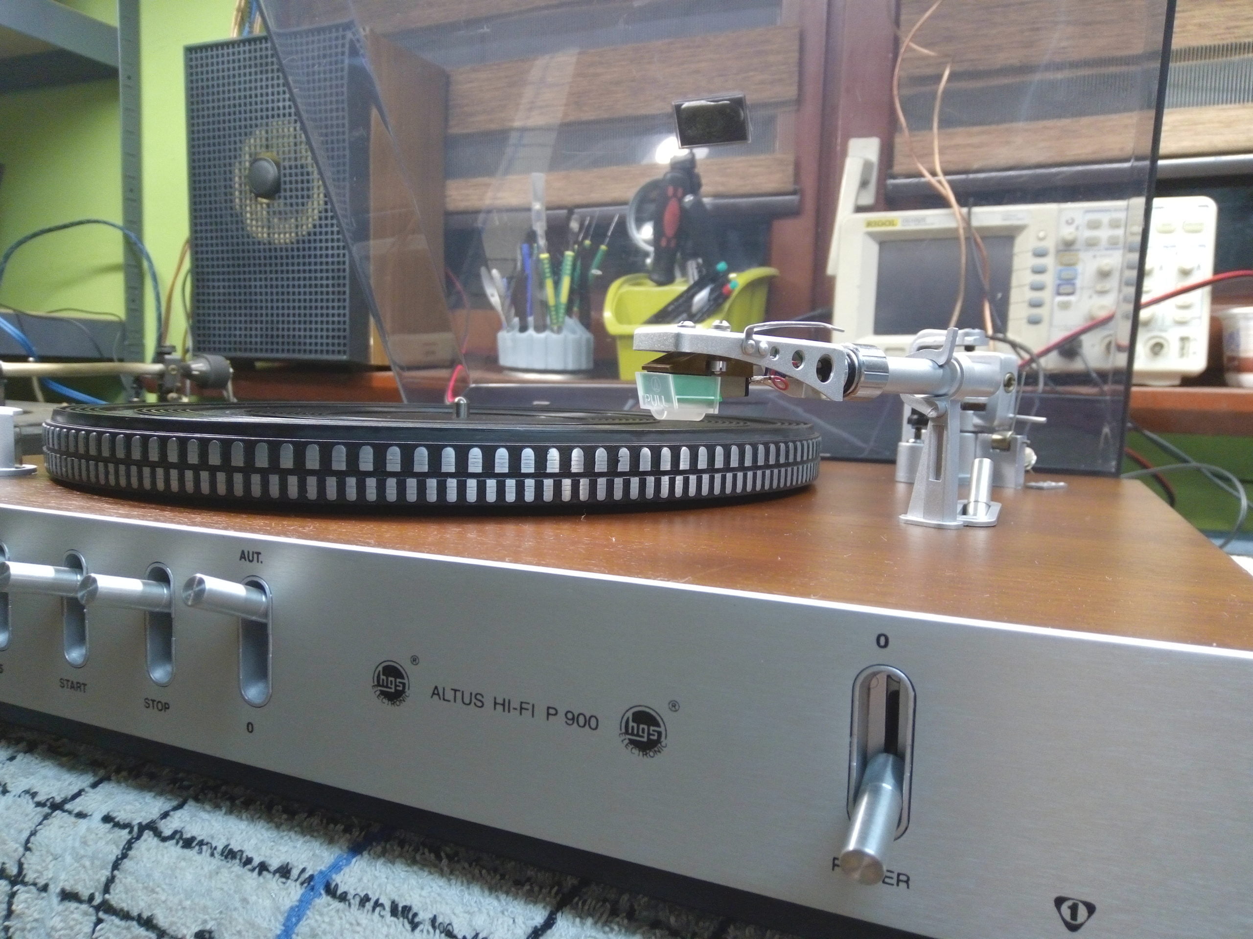 Fryderyk czarny srebrny renowacja