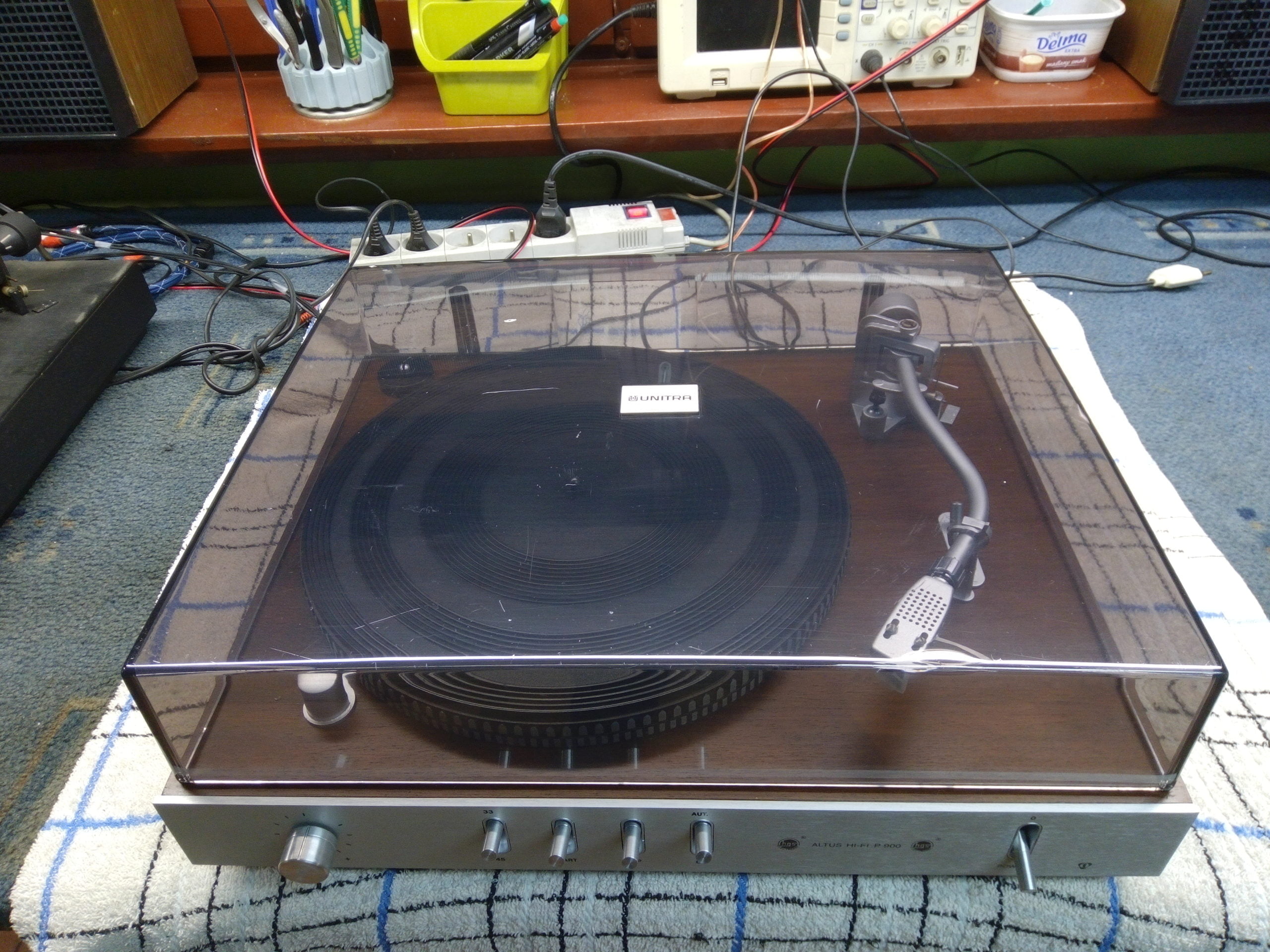 Fryderyk czarny srebrny renowacja