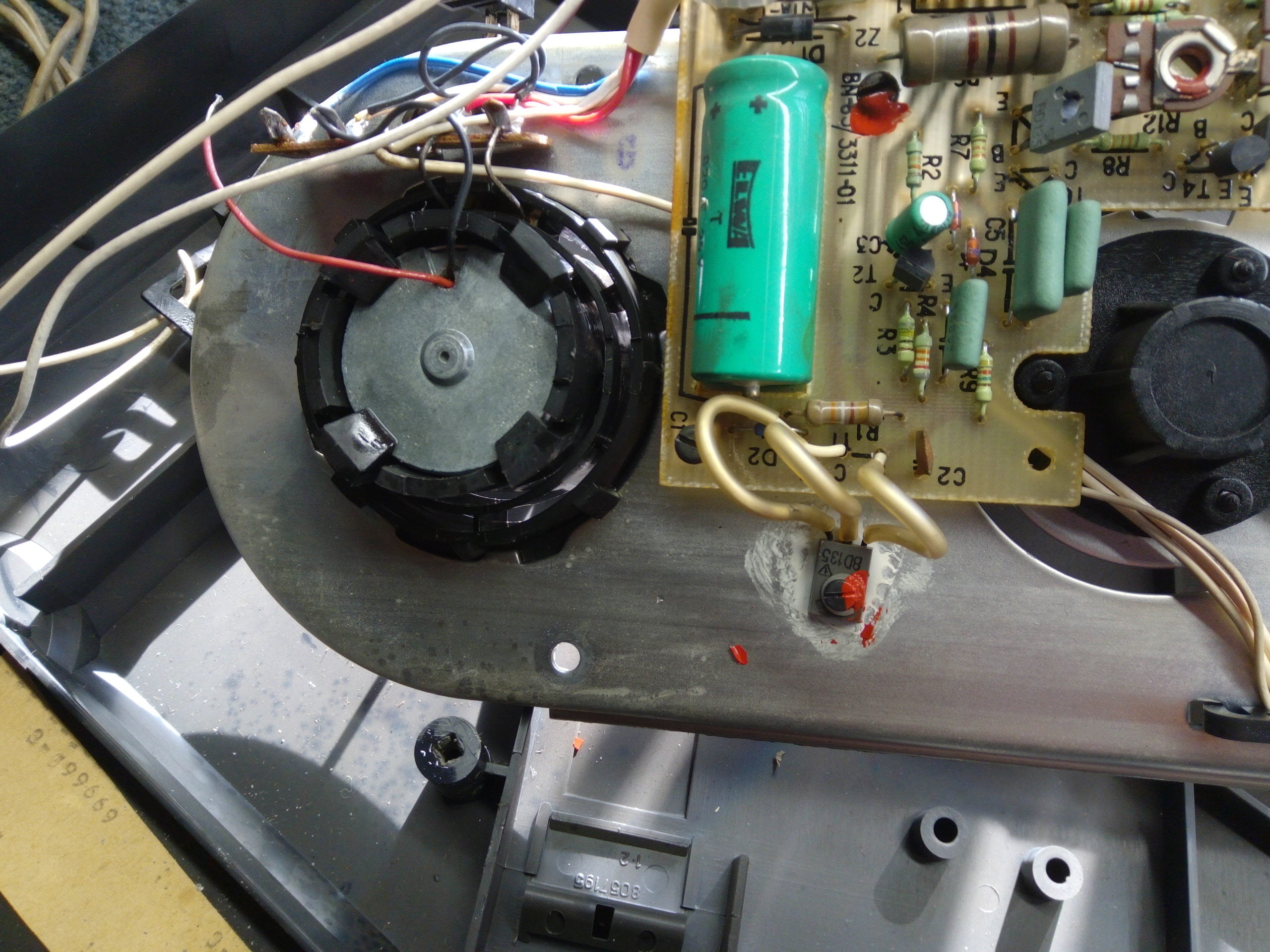 Fryderyk czarny srebrny renowacja