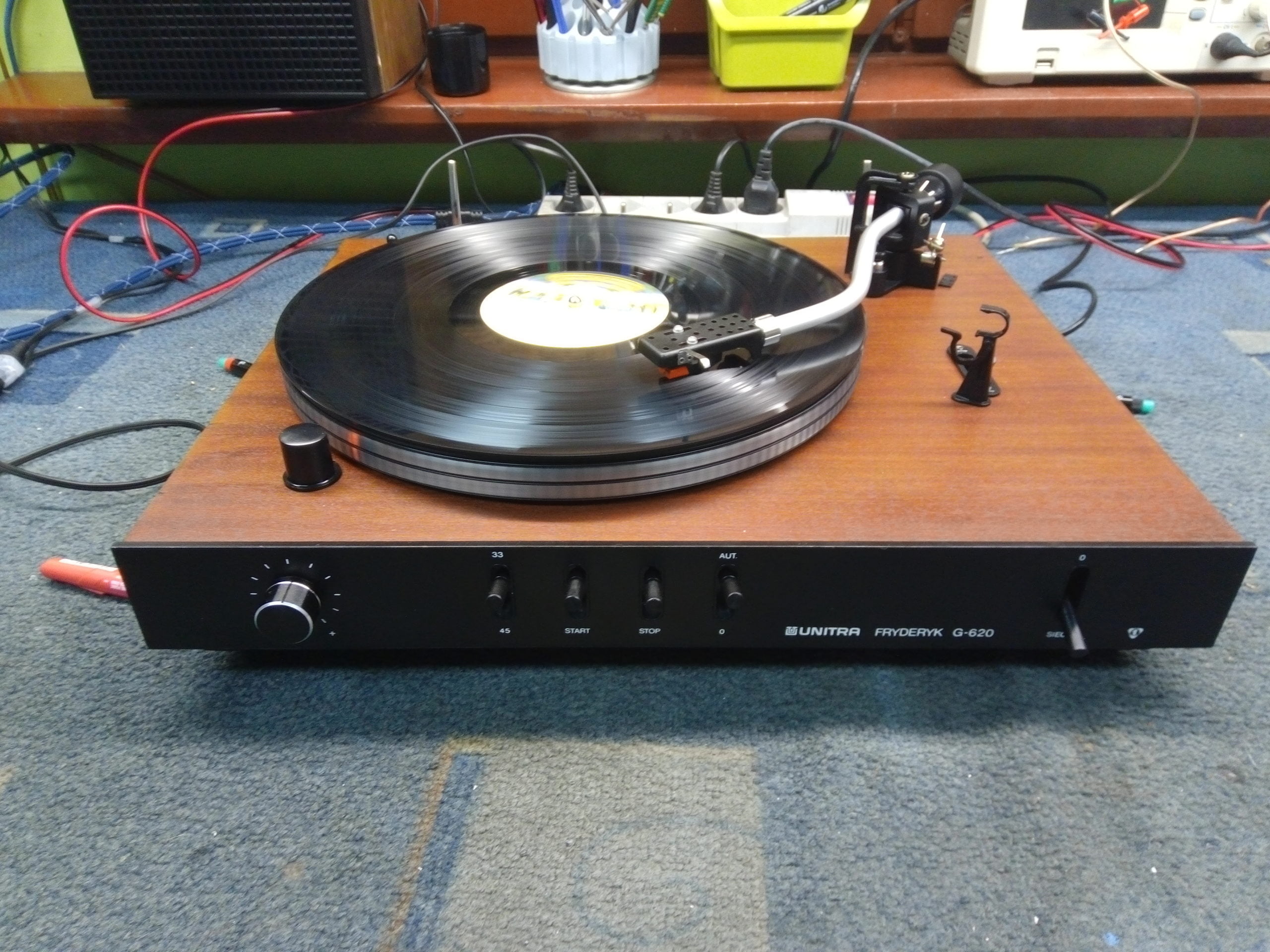 Fryderyk czarny srebrny renowacja