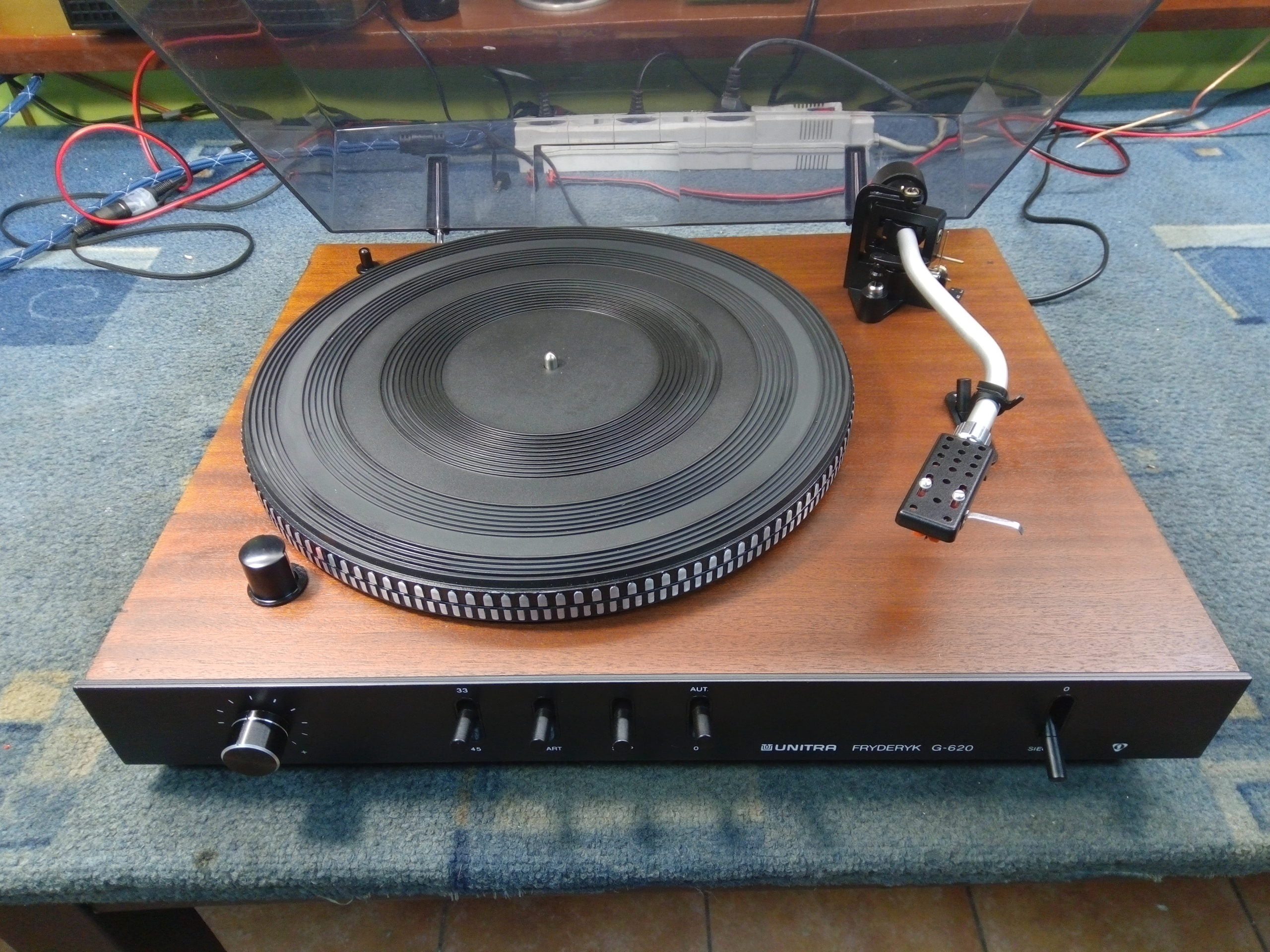 Fryderyk czarny srebrny renowacja