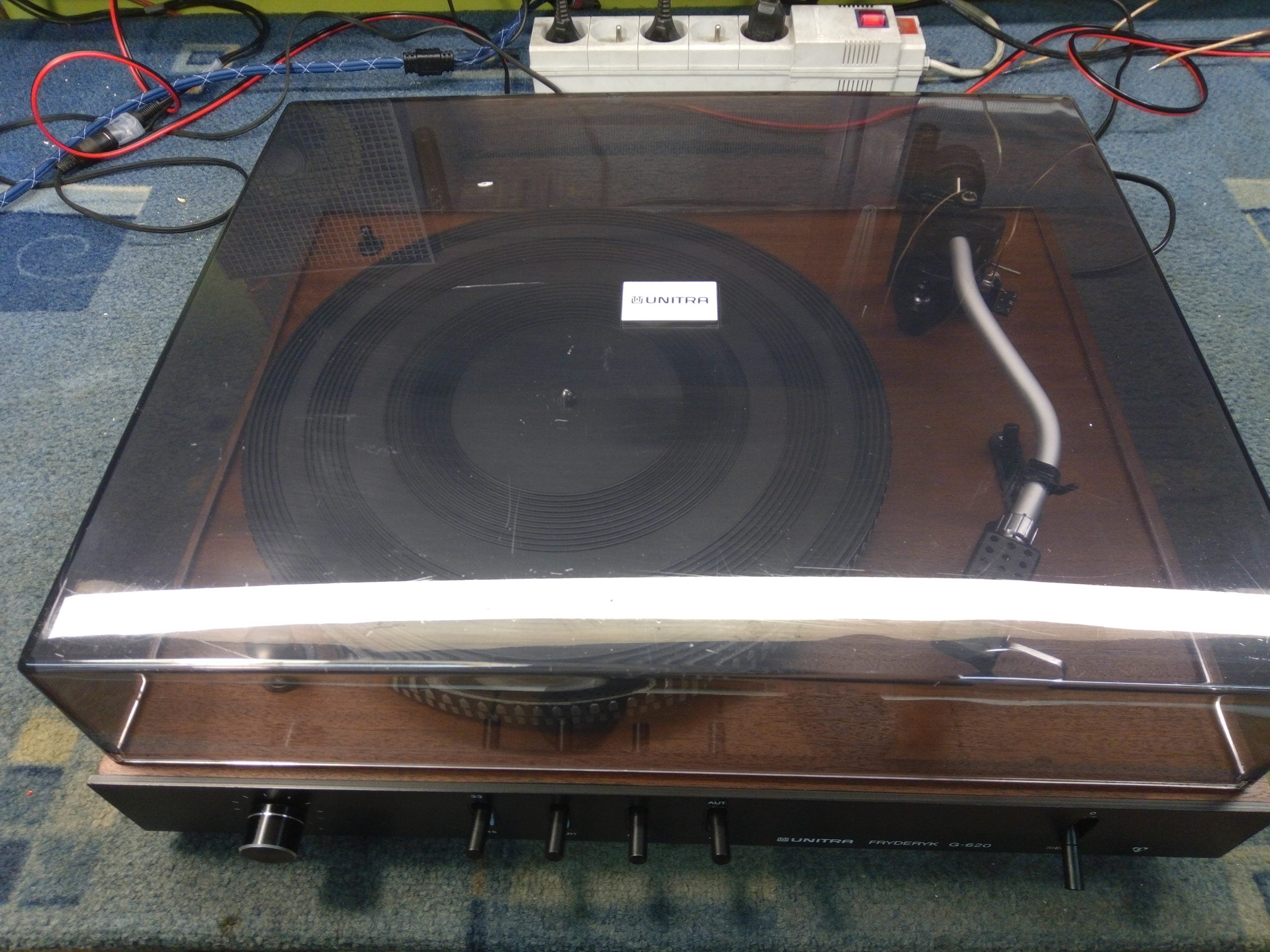 Fryderyk czarny srebrny renowacja