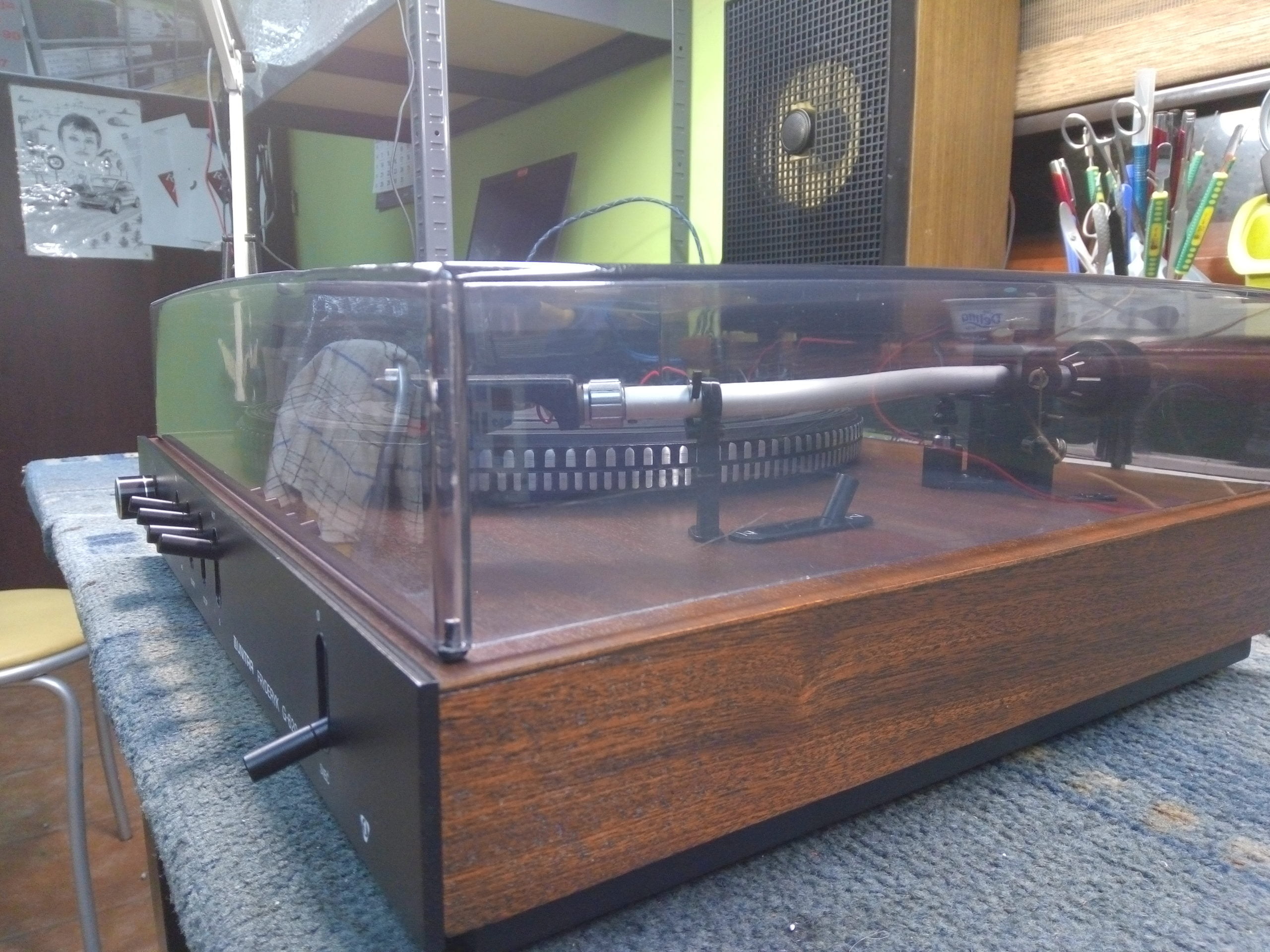 Fryderyk czarny srebrny renowacja