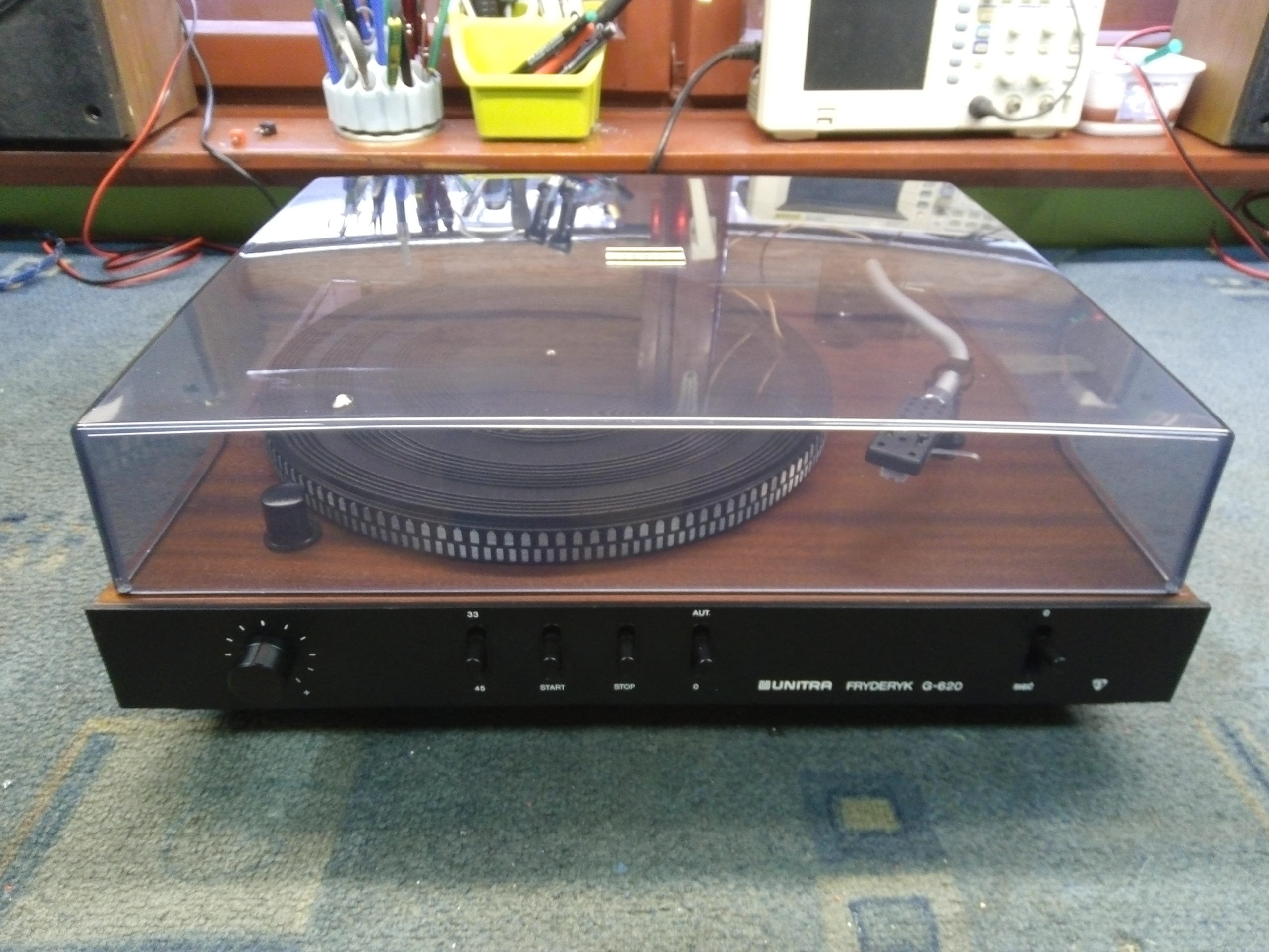 Fryderyk czarny srebrny renowacja