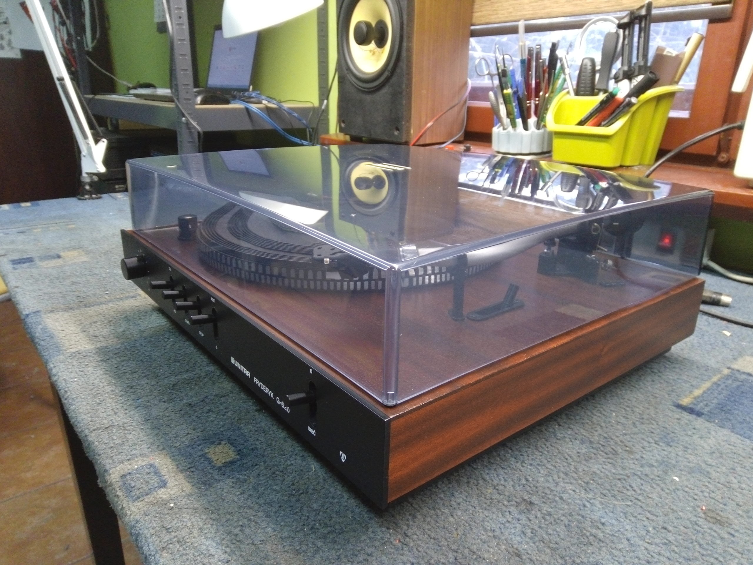 Fryderyk czarny srebrny renowacja