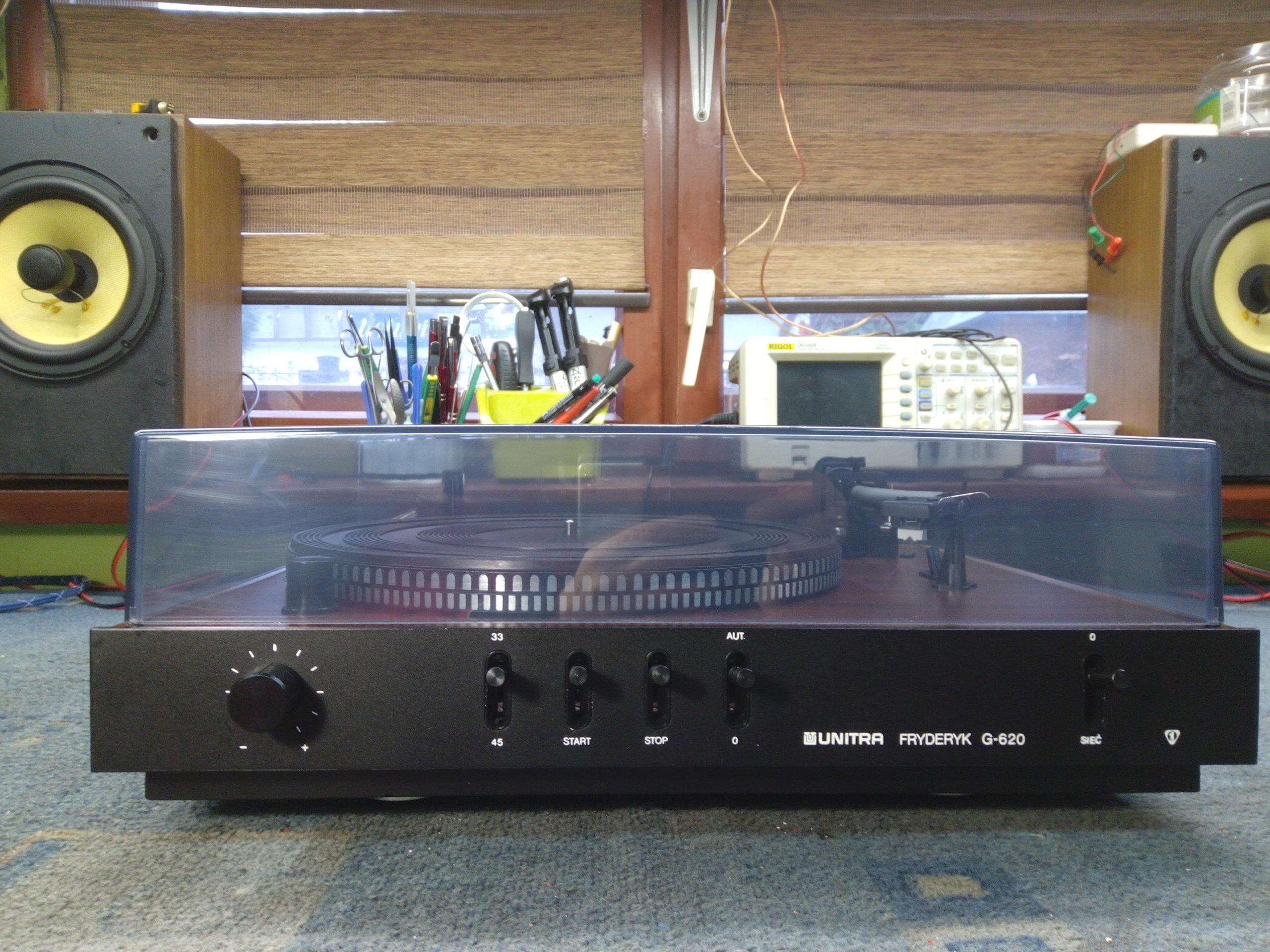 Fryderyk czarny srebrny renowacja