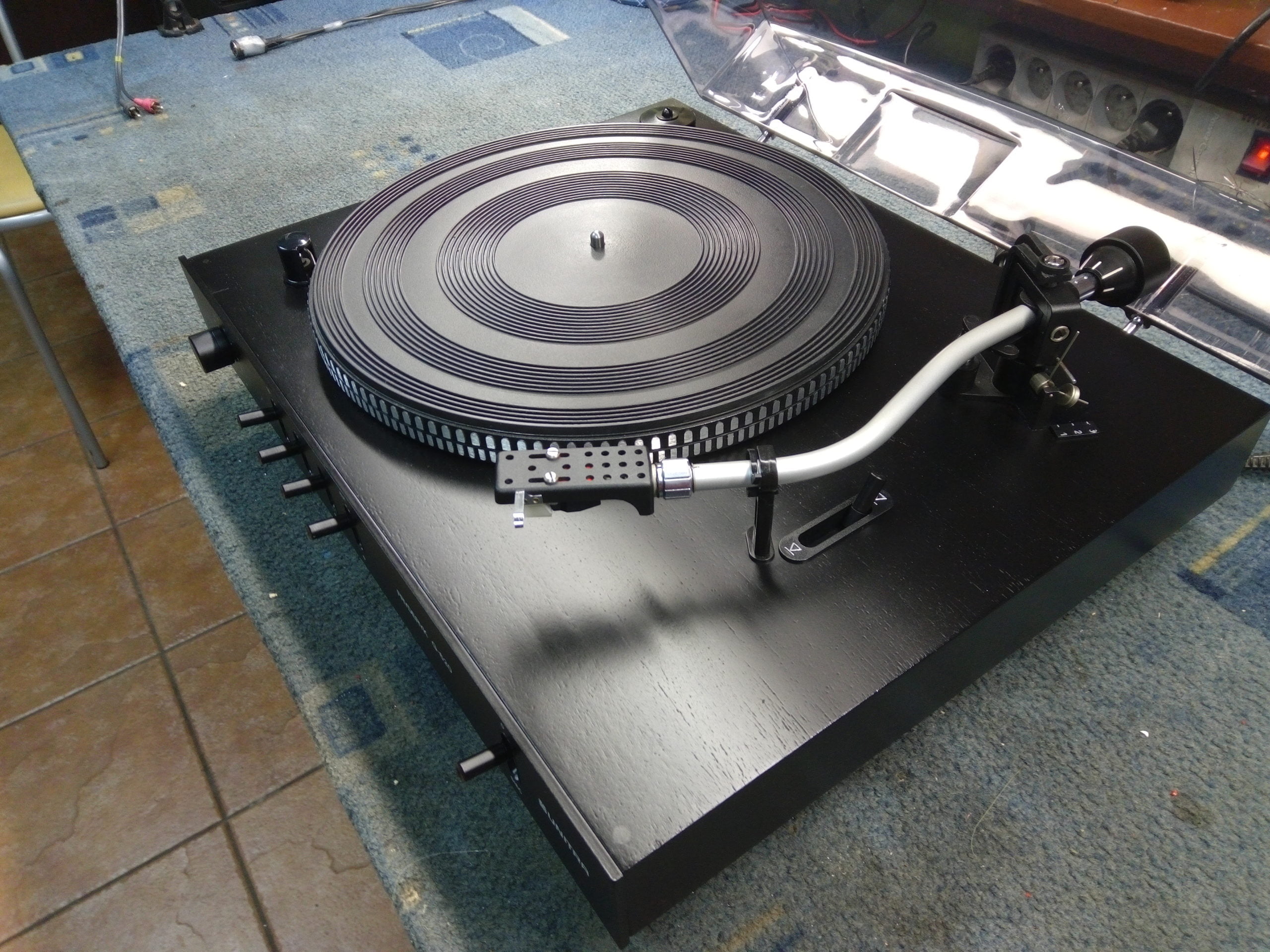 Fryderyk czarny srebrny renowacja