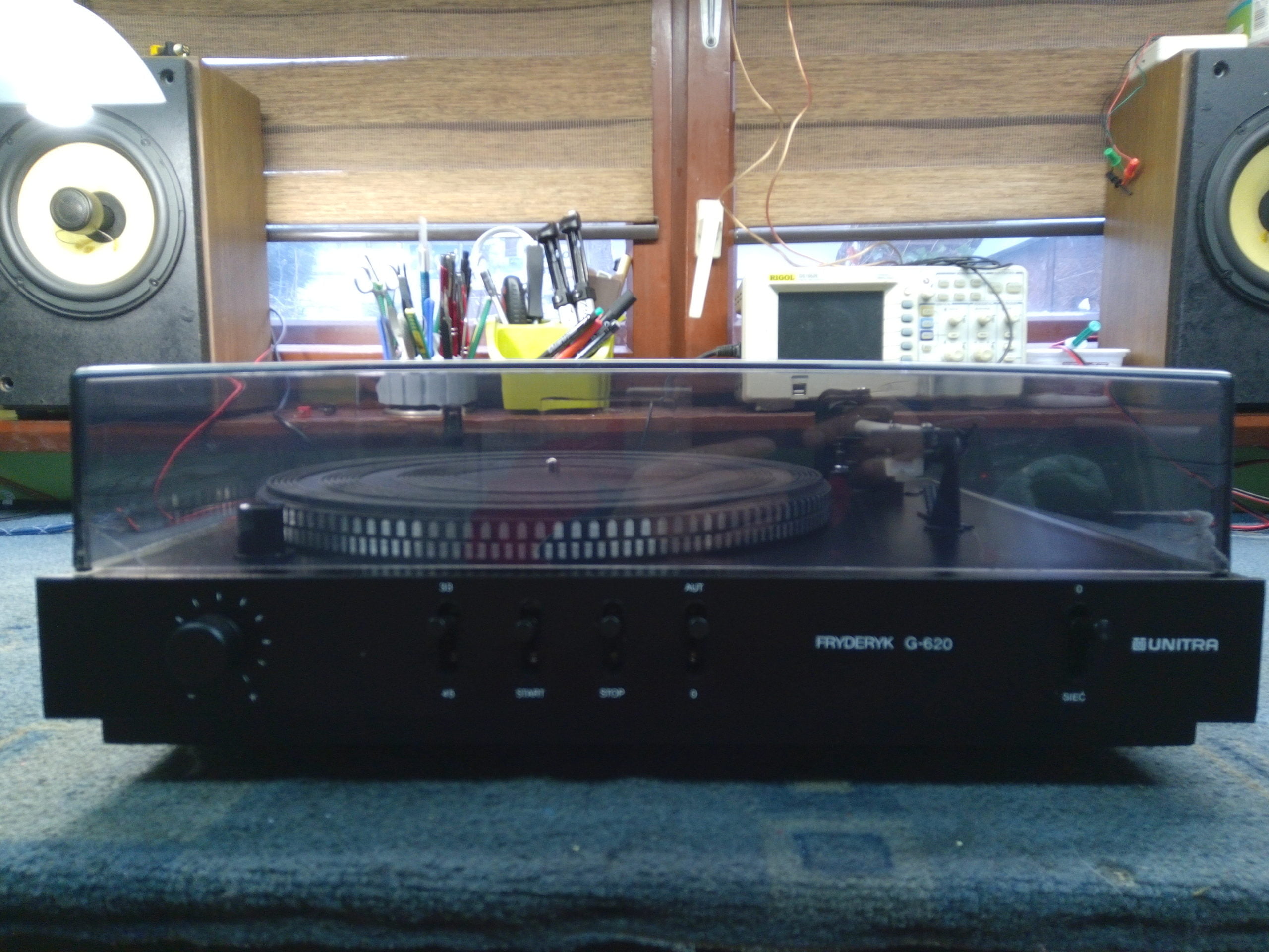 Fryderyk czarny srebrny renowacja