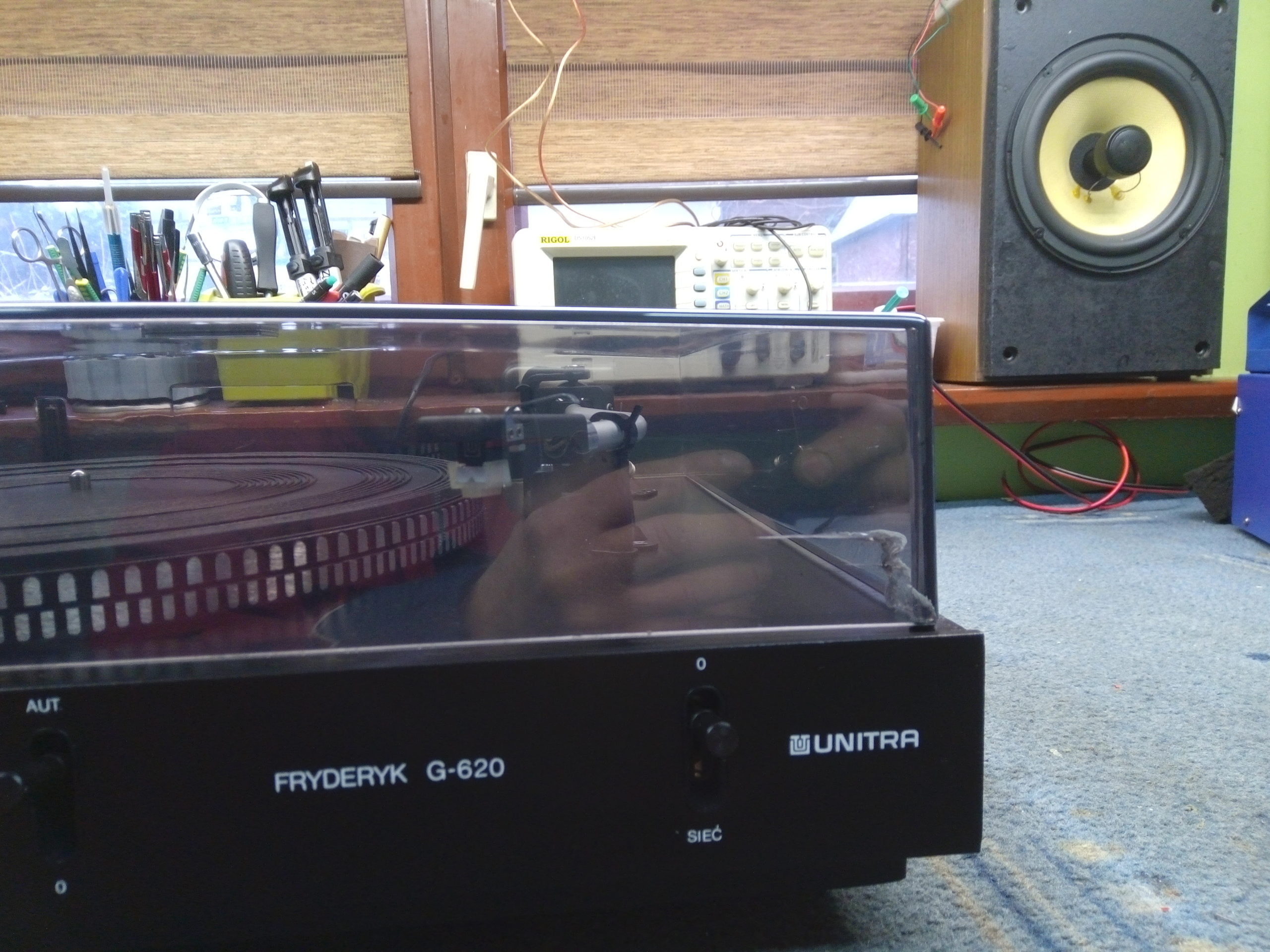 Fryderyk czarny srebrny renowacja