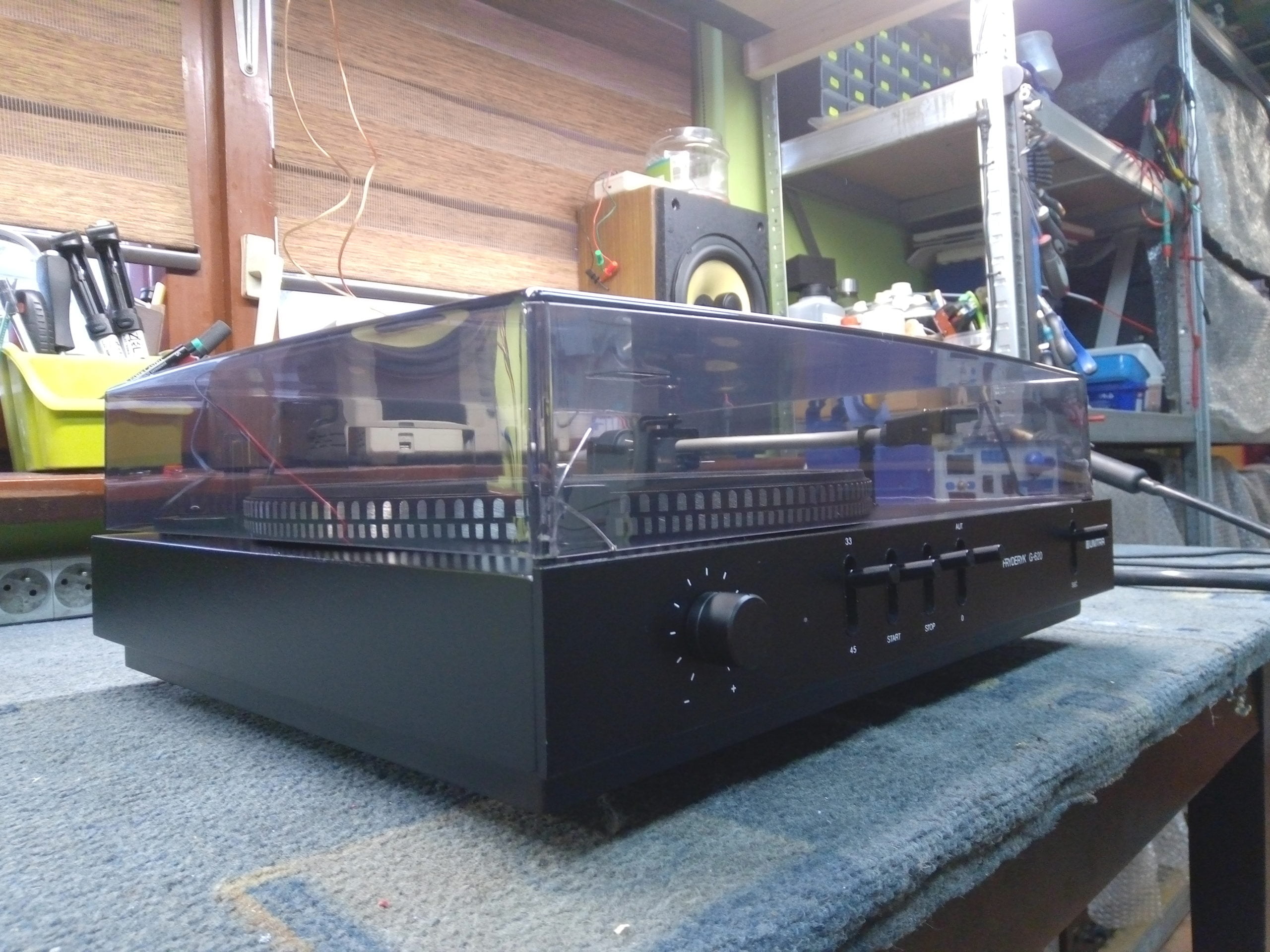 Fryderyk czarny srebrny renowacja