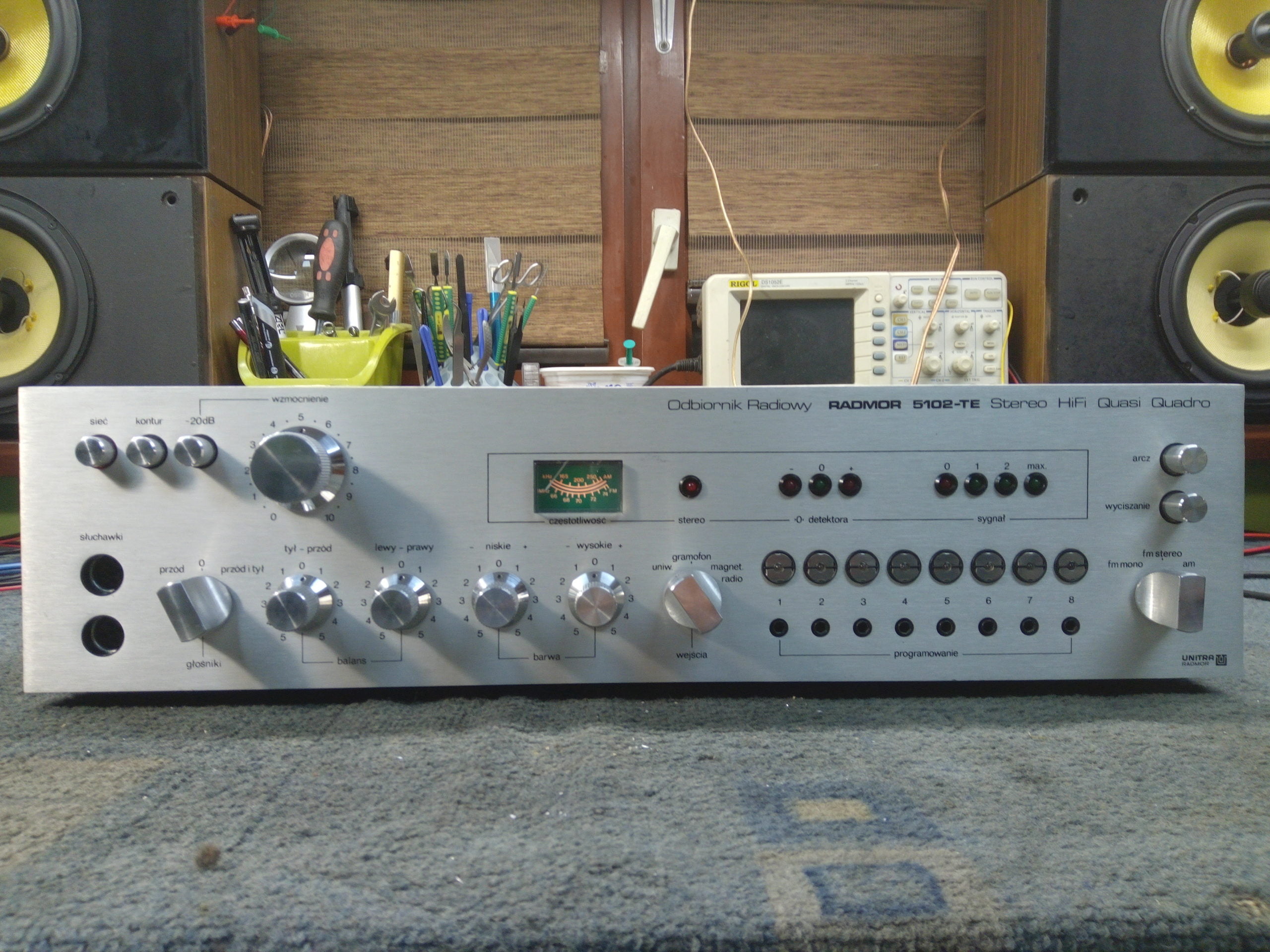 Radmor 5102te srebrny+tuner