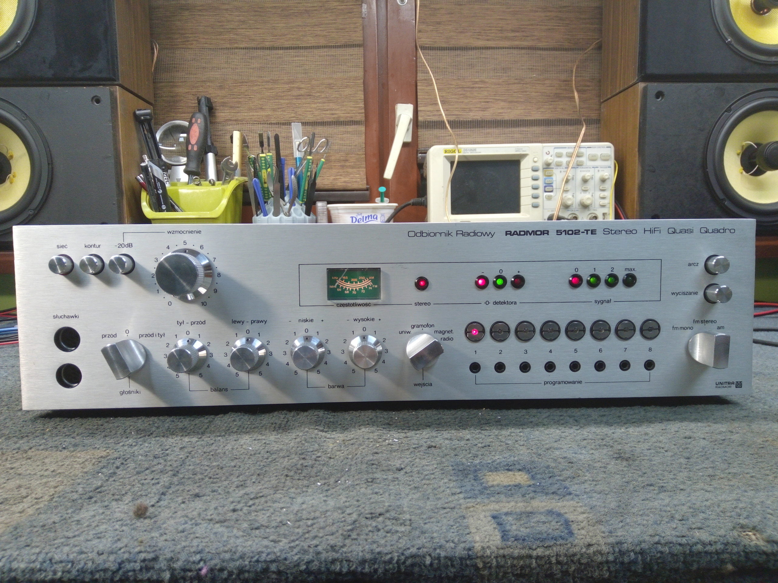 Radmor 5102te srebrny+tuner