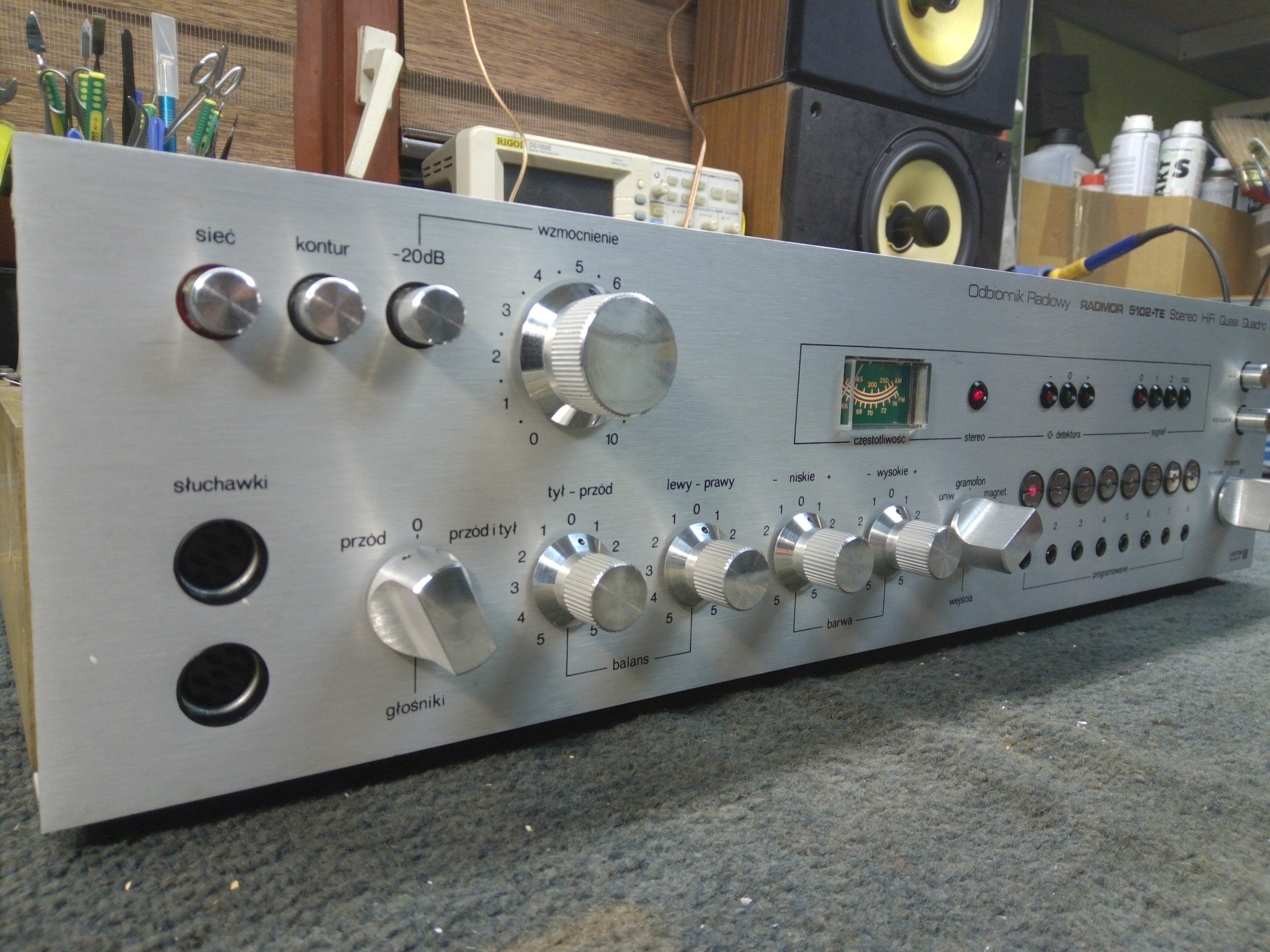 Radmor 5102te srebrny+tuner