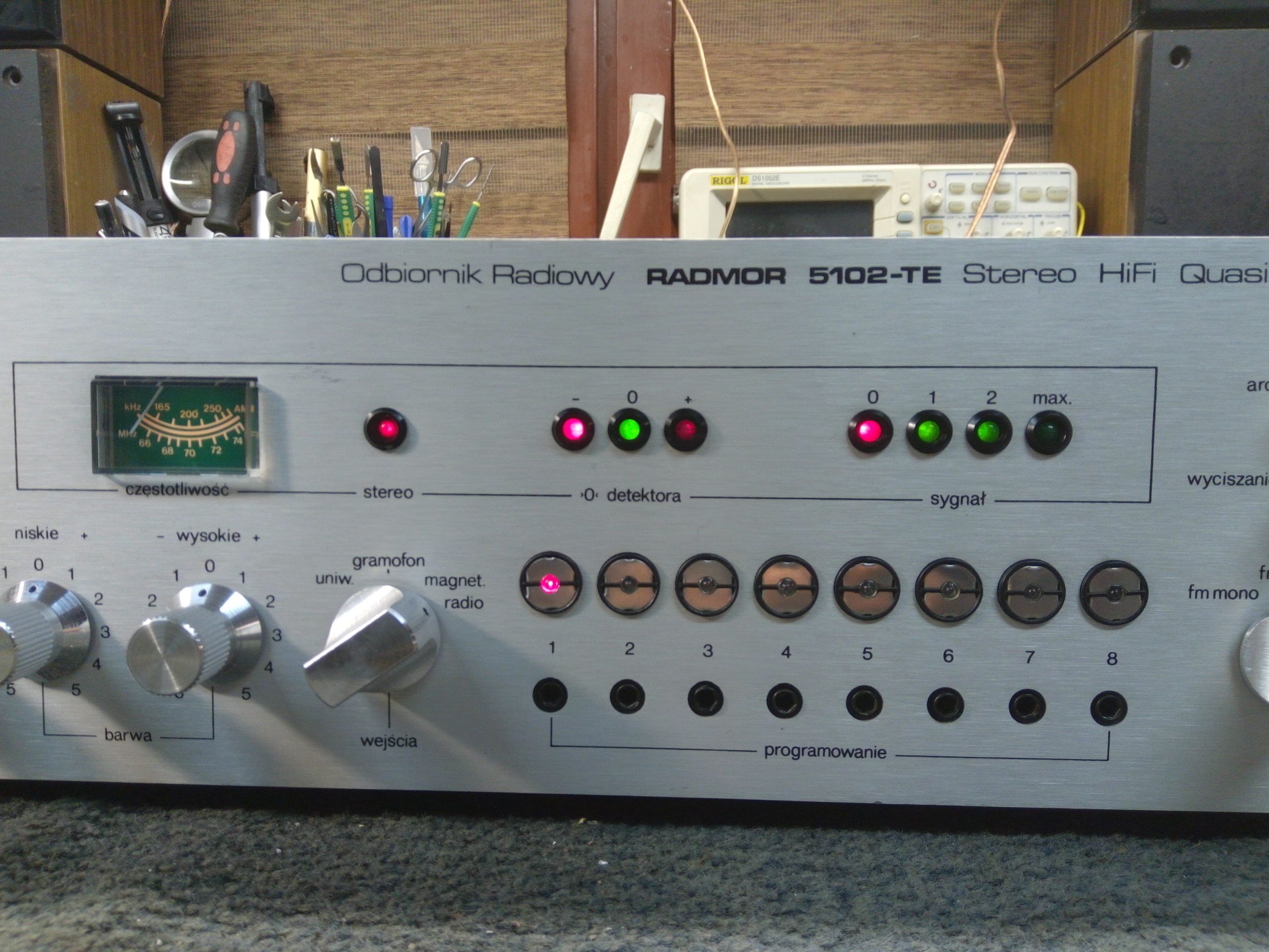 Radmor 5102te srebrny+tuner