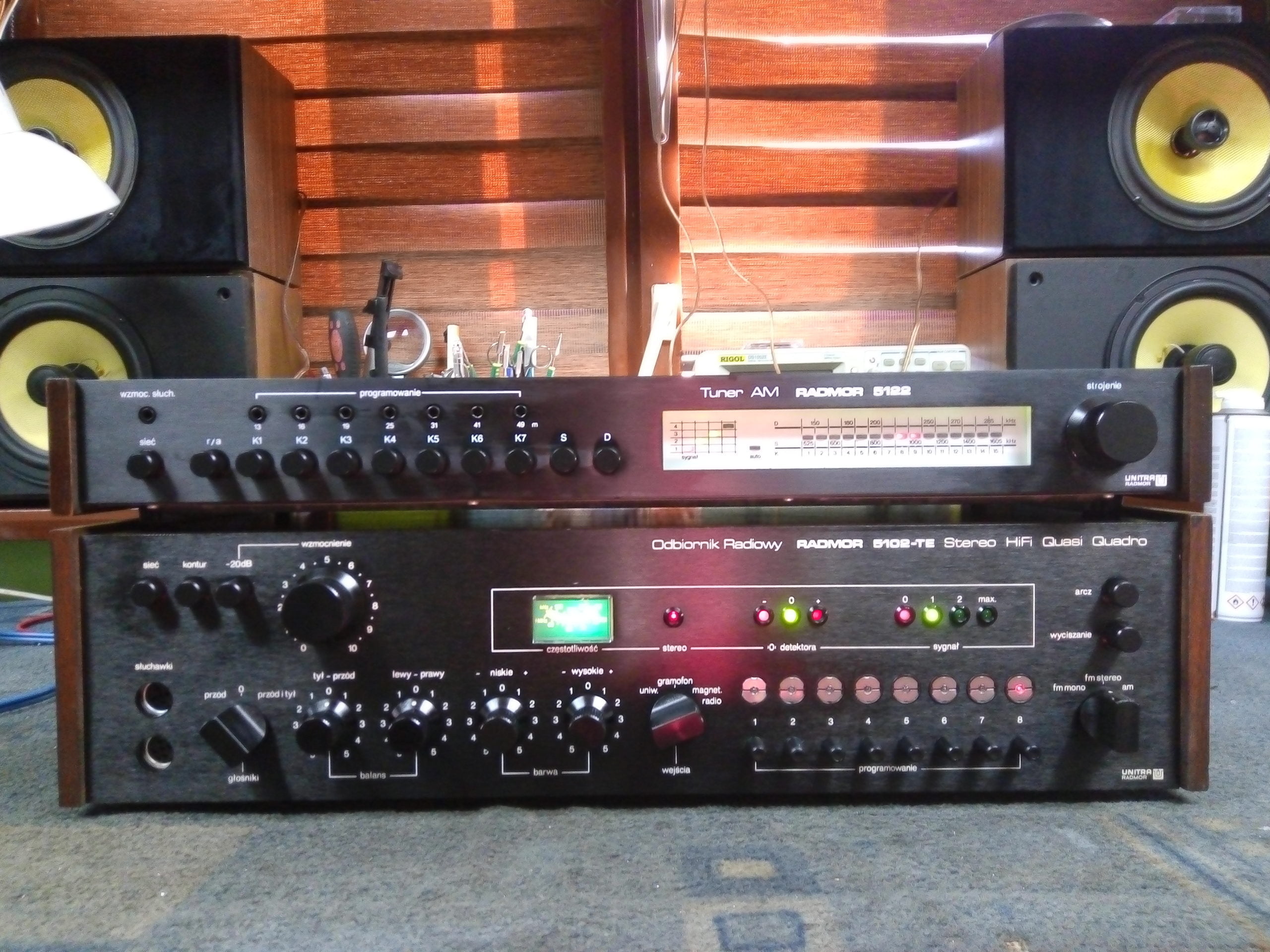 Radmor 5102te czarny+tuner