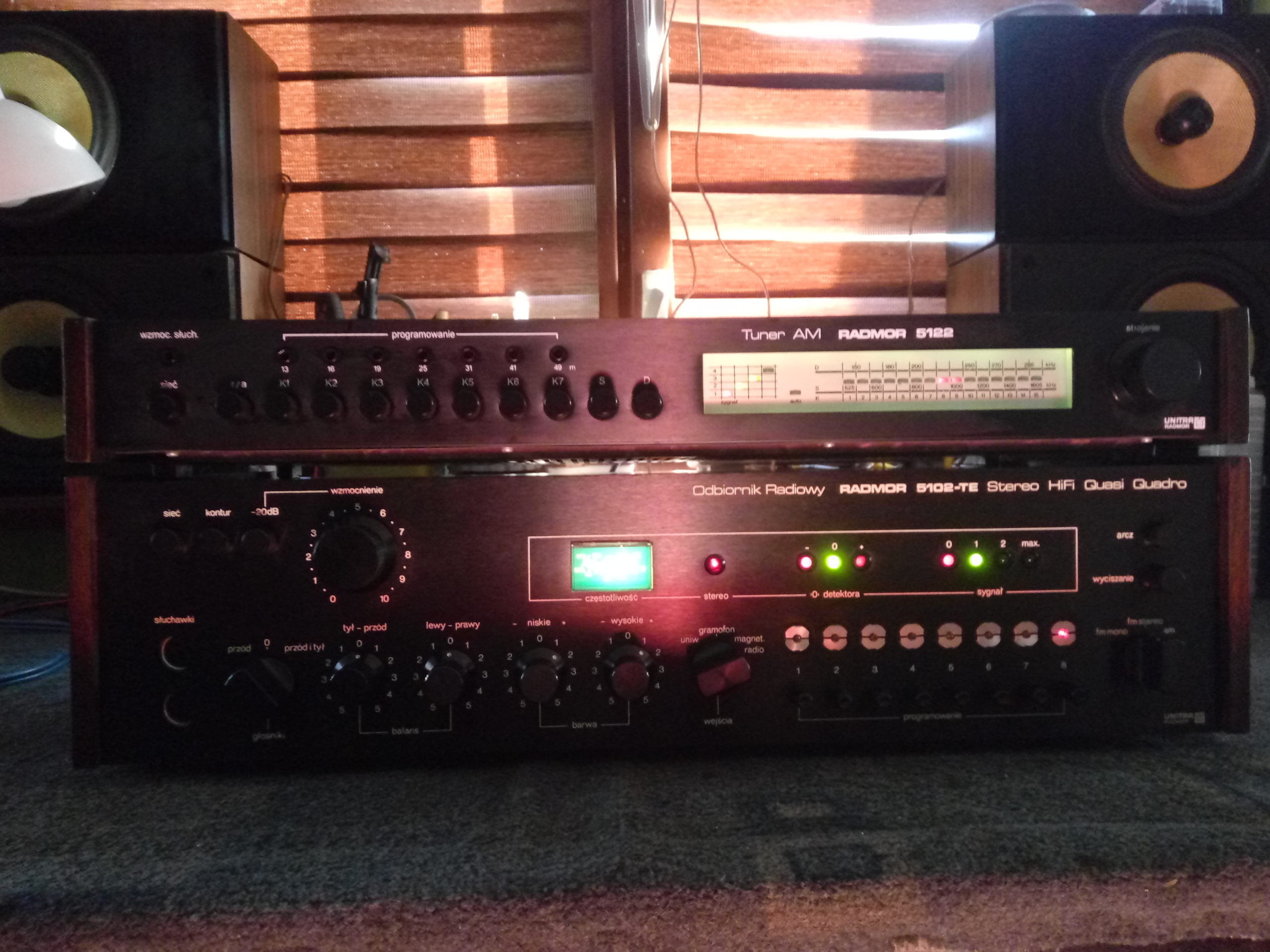 Radmor 5102te czarny+tuner