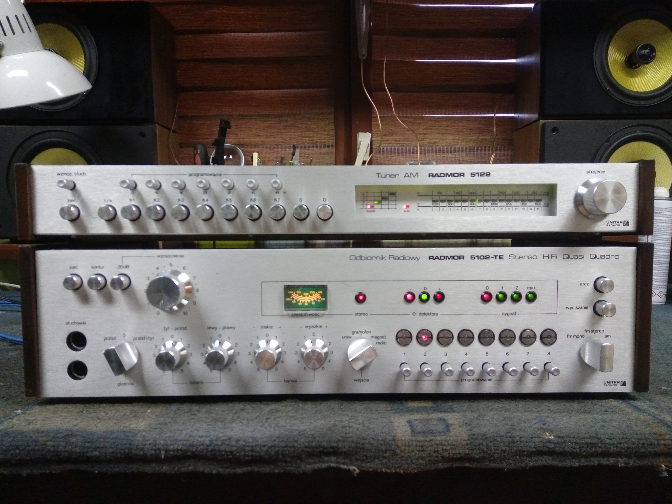 Radmor 5102te srebrny+tuner