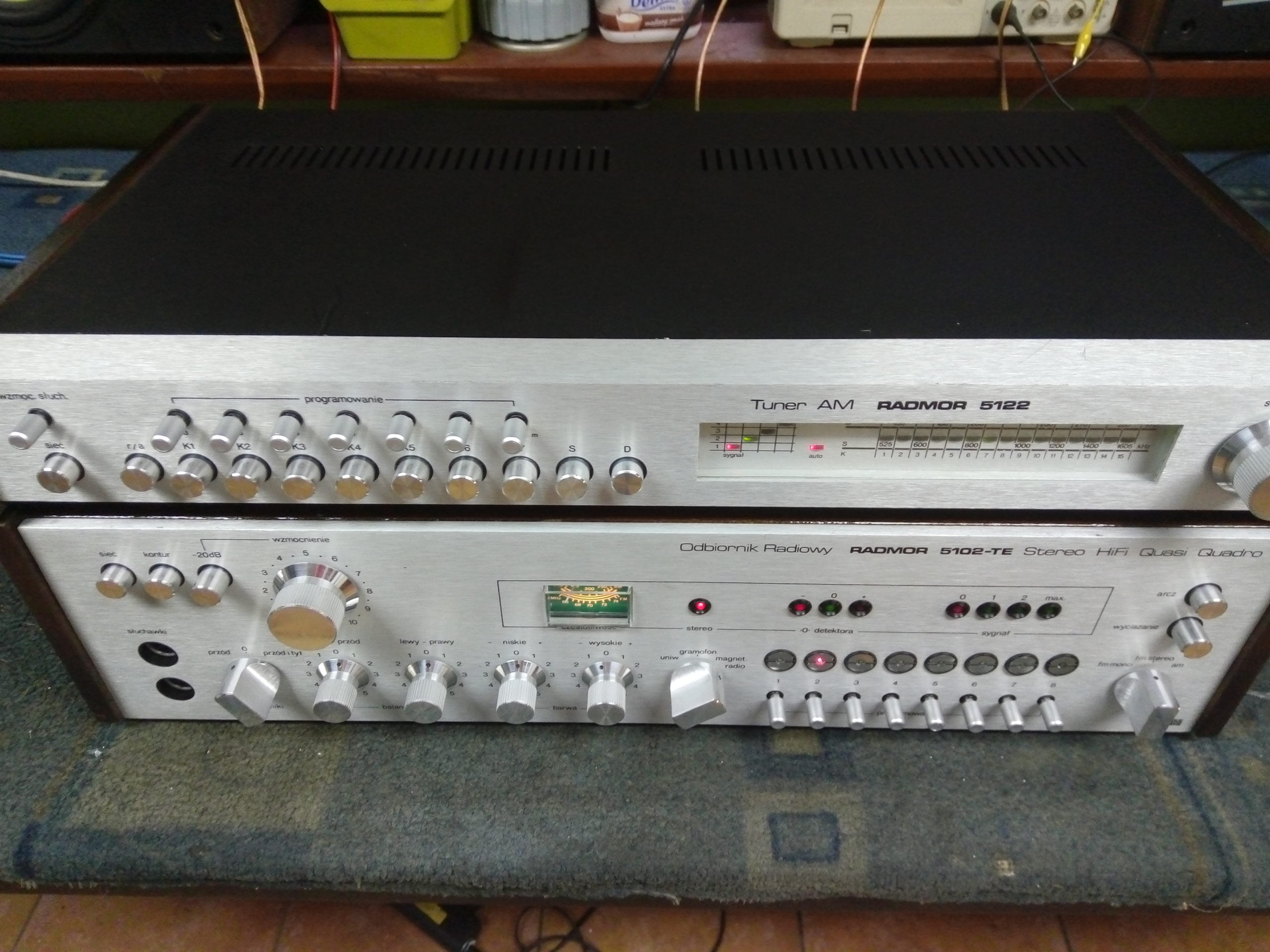 Radmor 5102te srebrny+tuner