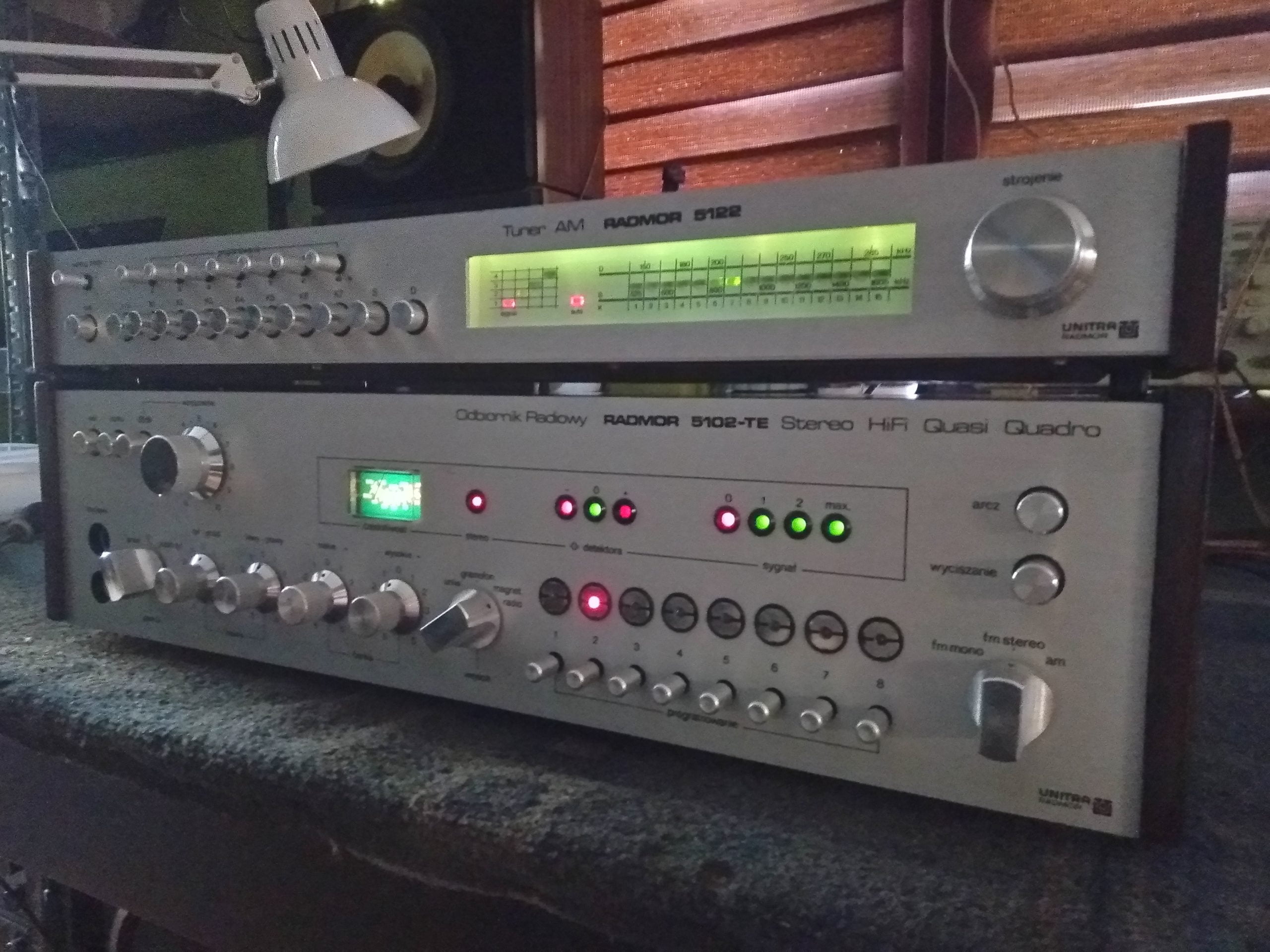 Radmor 5102te srebrny+tuner