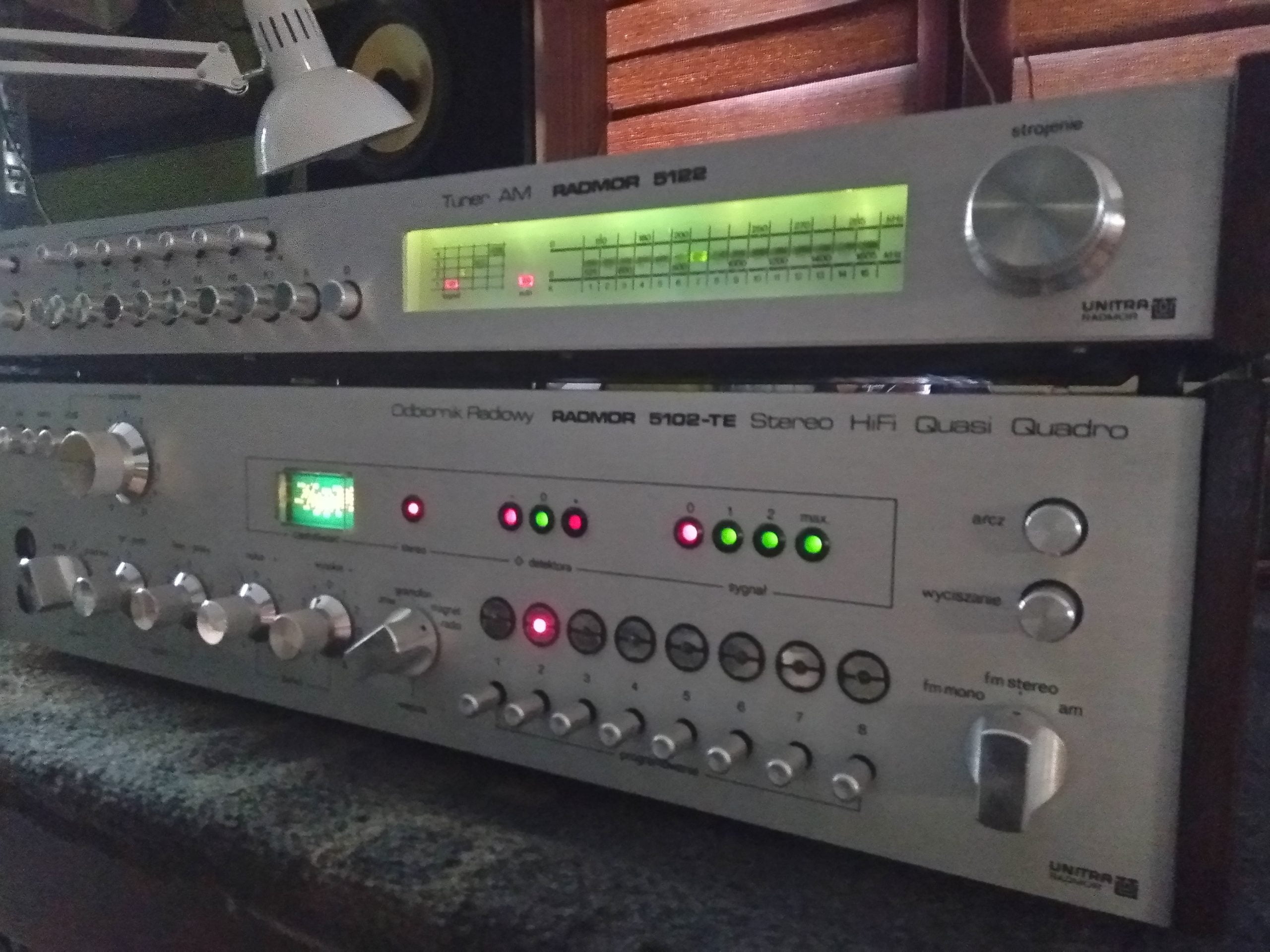 Radmor 5102te srebrny+tuner